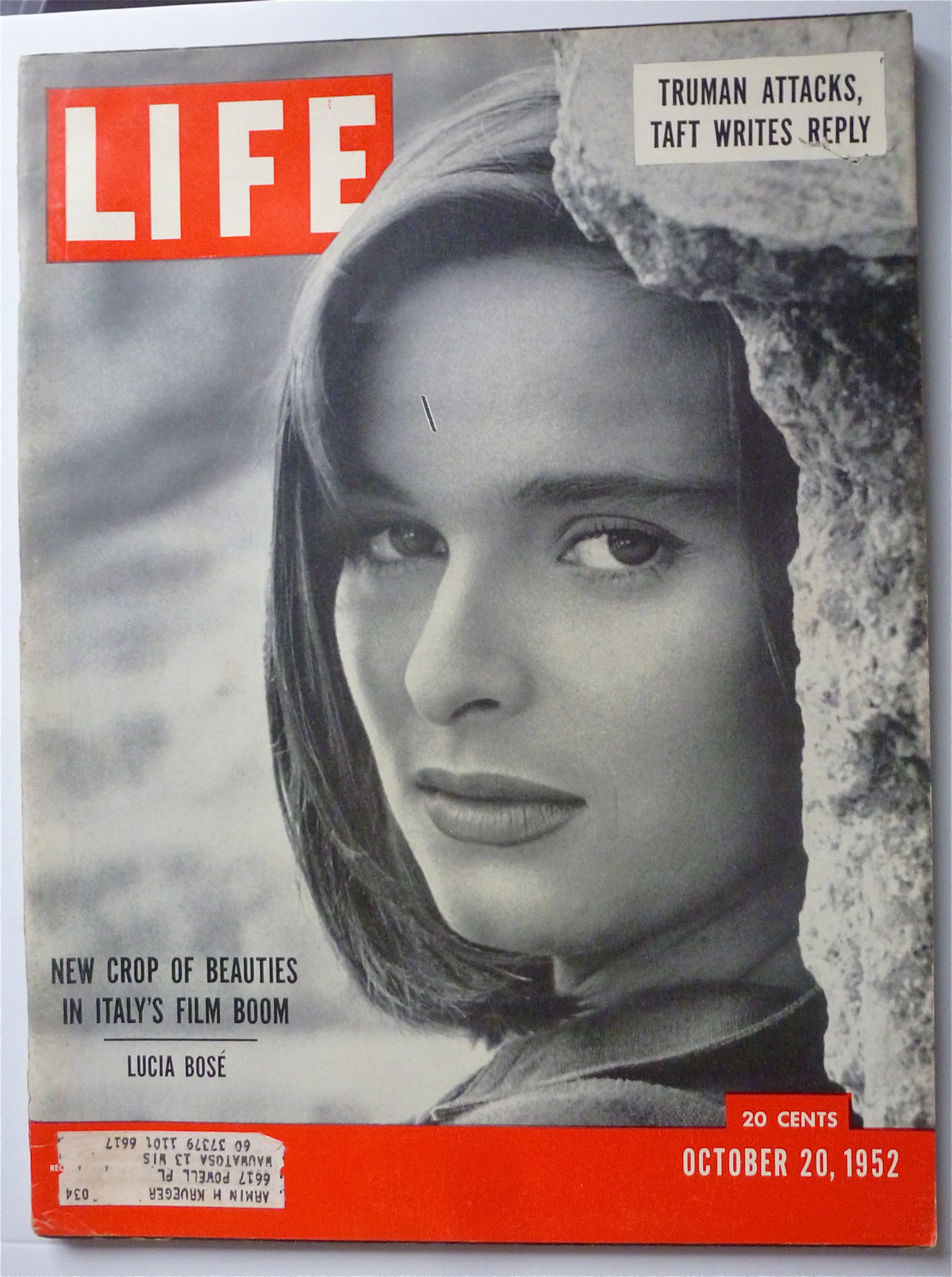 Life Magazine October 20, 1952 Lucia Bose