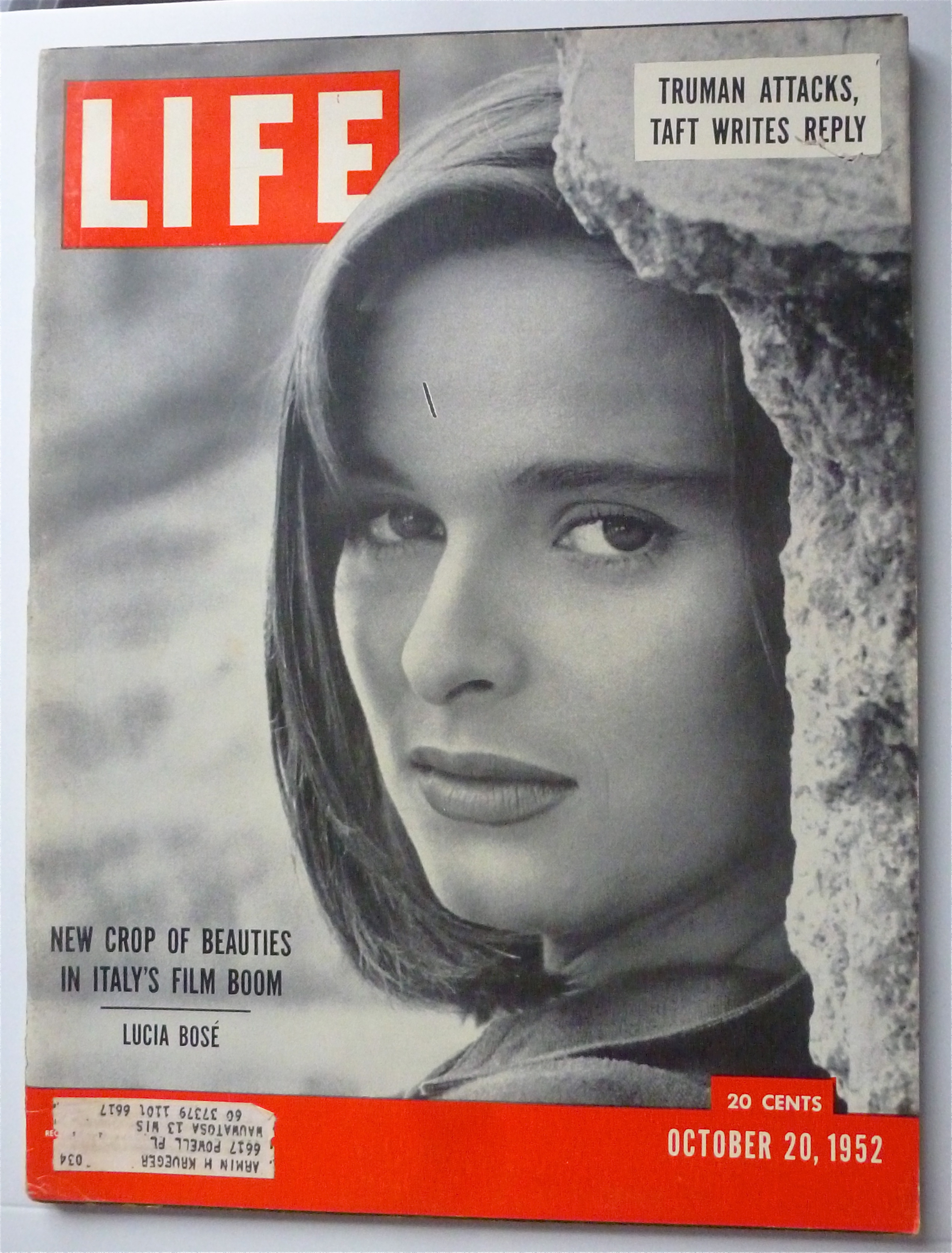 Life Magazine October 20, 1952 Lucia Bose
