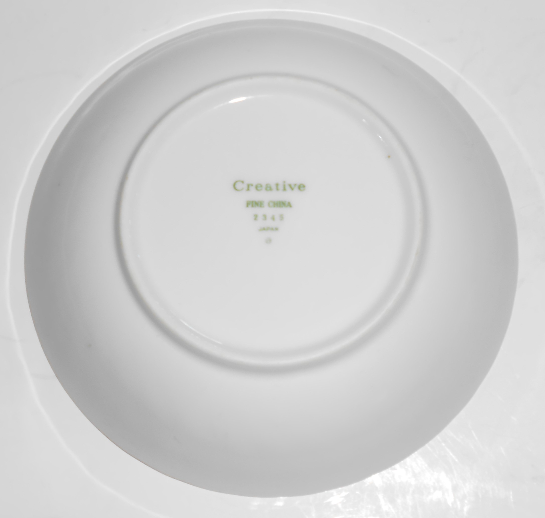 Creative Porcelain China 2345 Regency Rose Platinum Fru