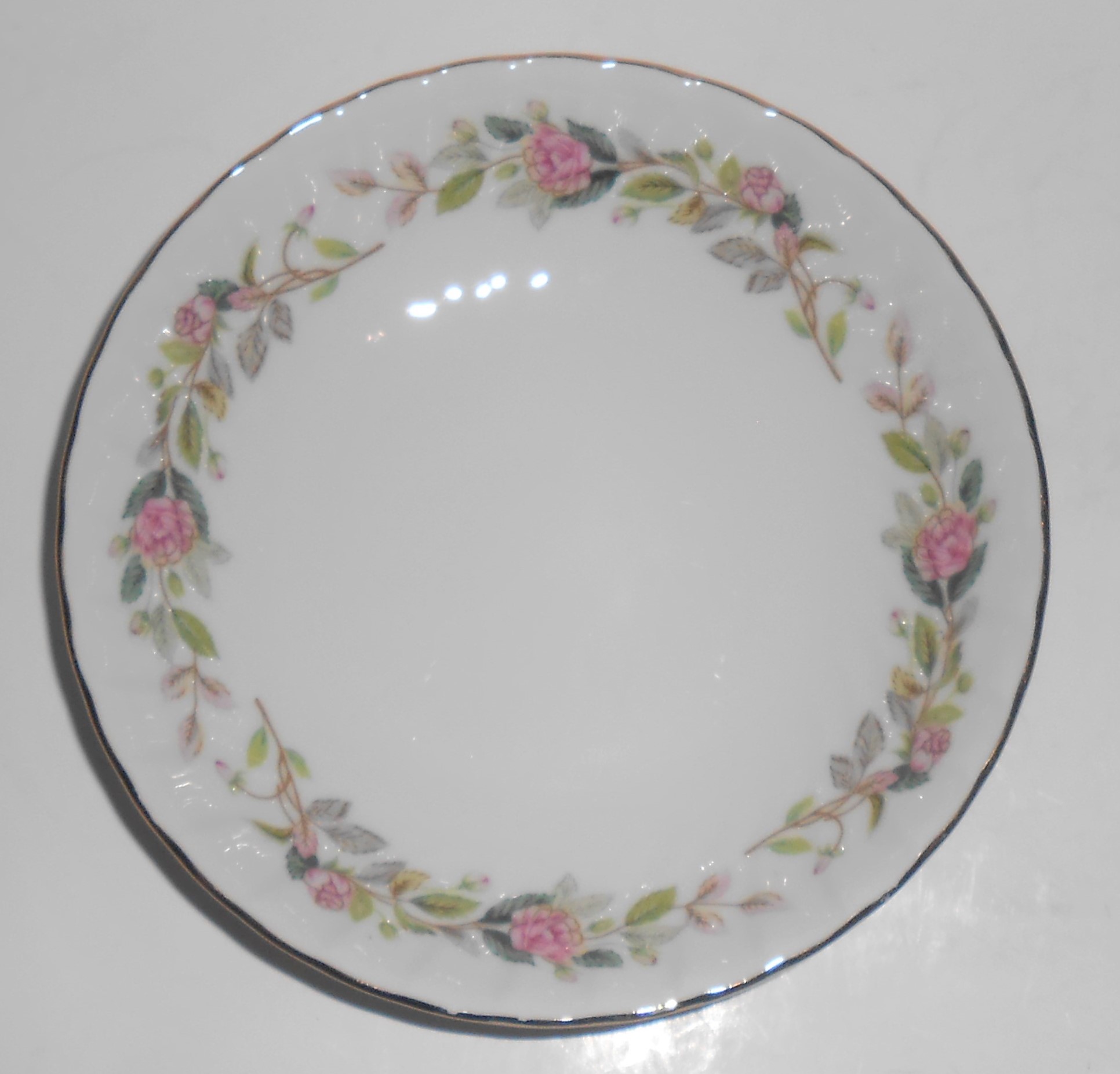 Creative Porcelain China 2345 Regency Rose Platinum Fru
