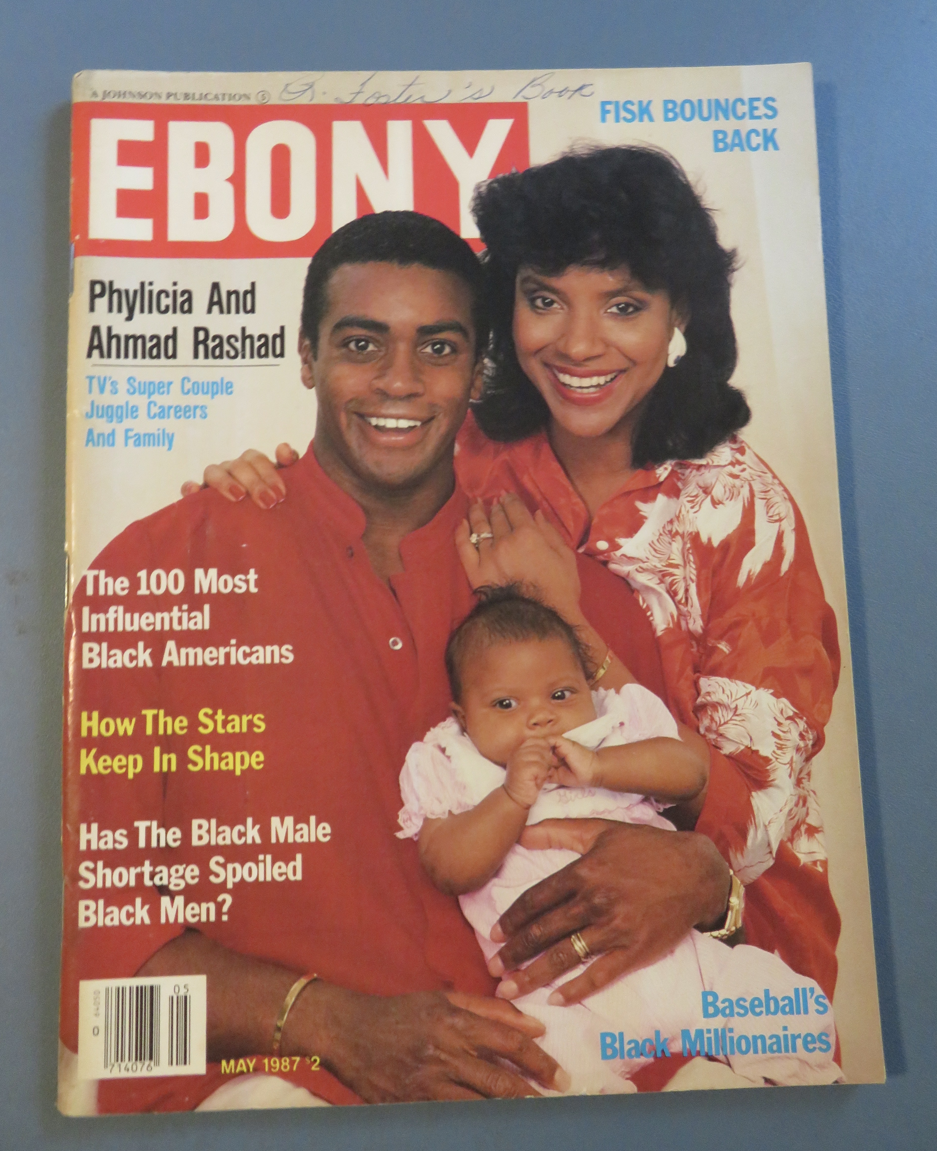 Ebony Magazine May 1987 Phylicia & Ahmad Rashad