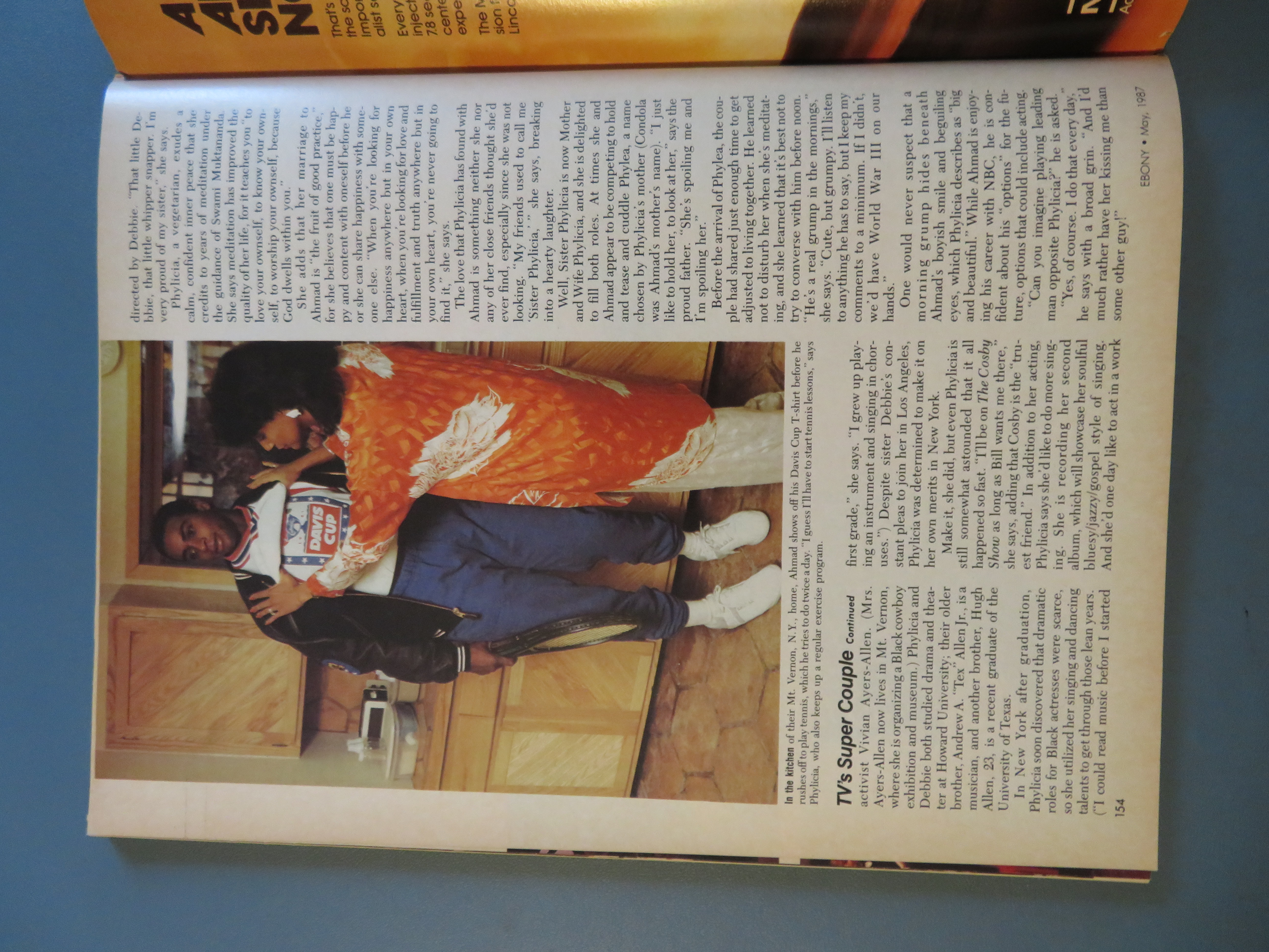 Ebony Magazine May 1987 Phylicia & Ahmad Rashad