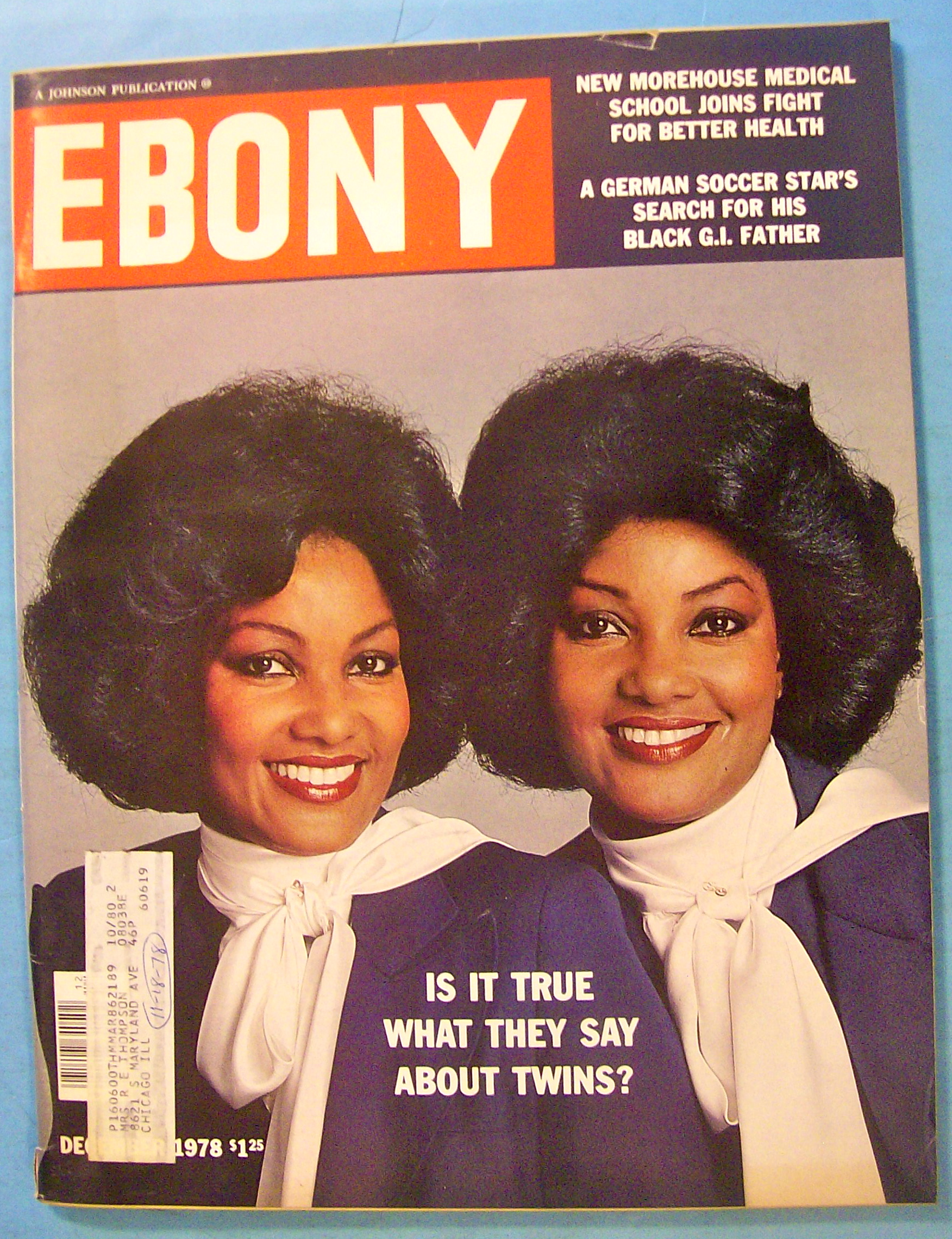 Ebony Magazine-December 1978-Is It True About Twins