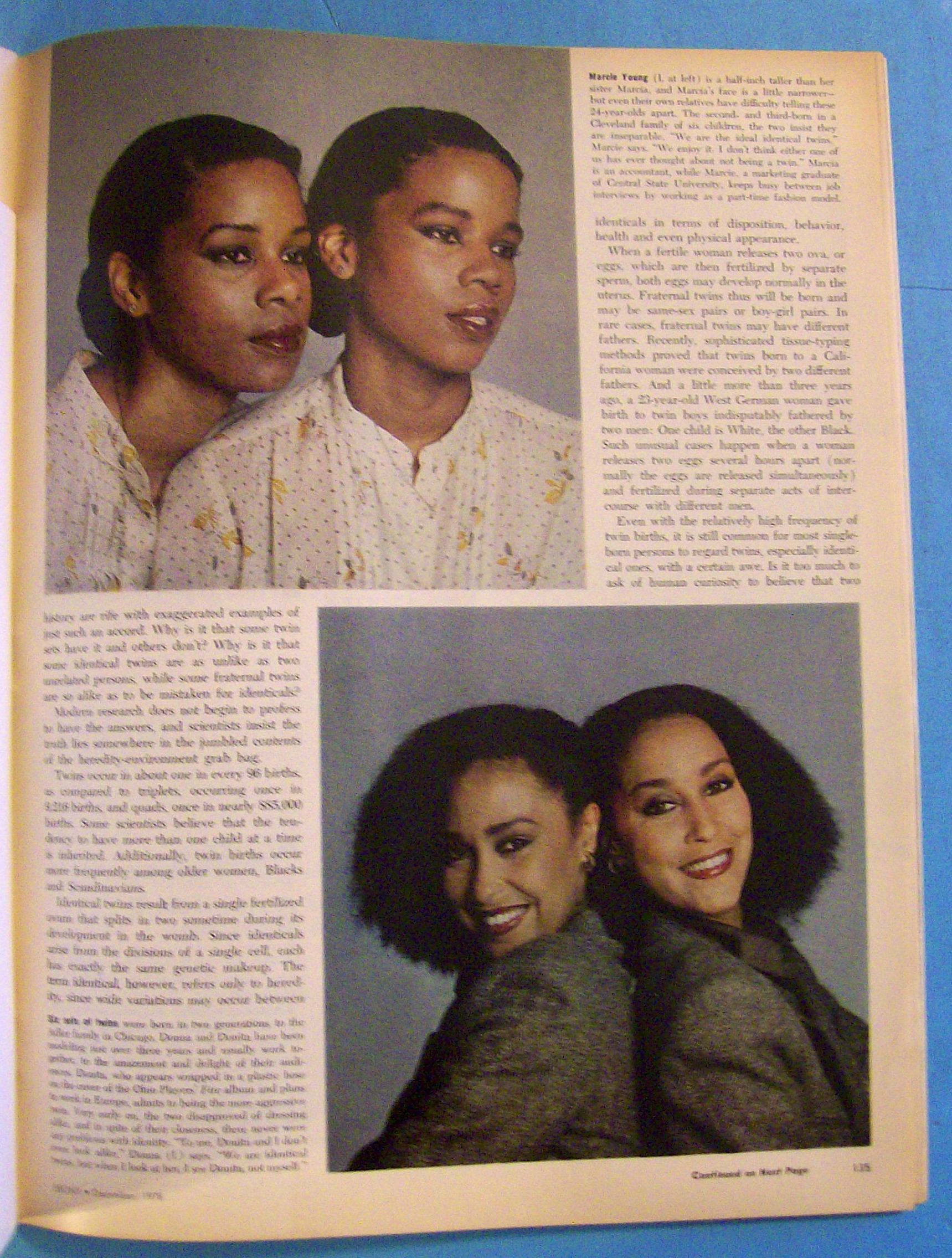 Ebony Magazine-December 1978-Is It True About Twins