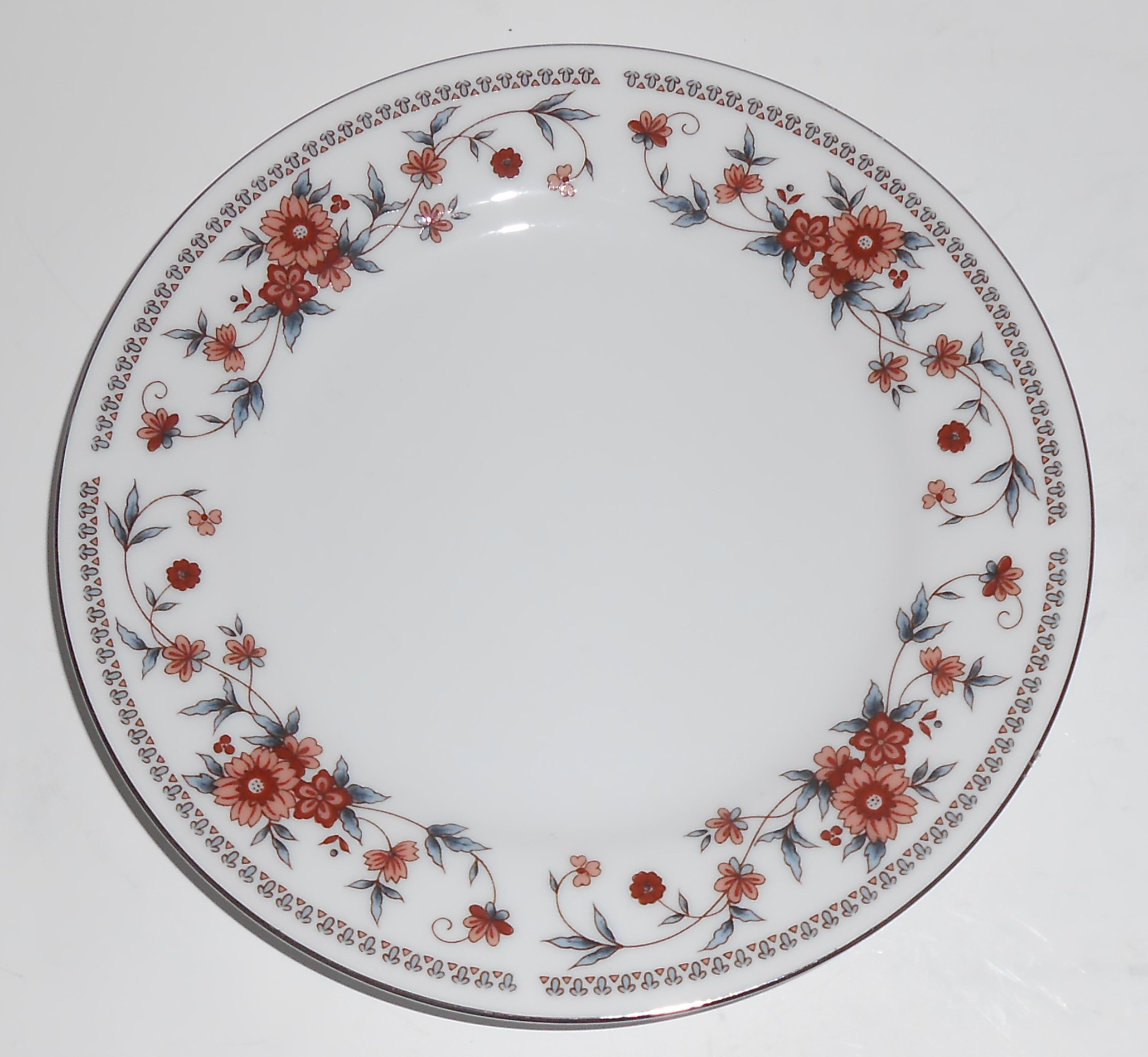 Sheffield Porcelain Fine China Anniversary Bread Plate