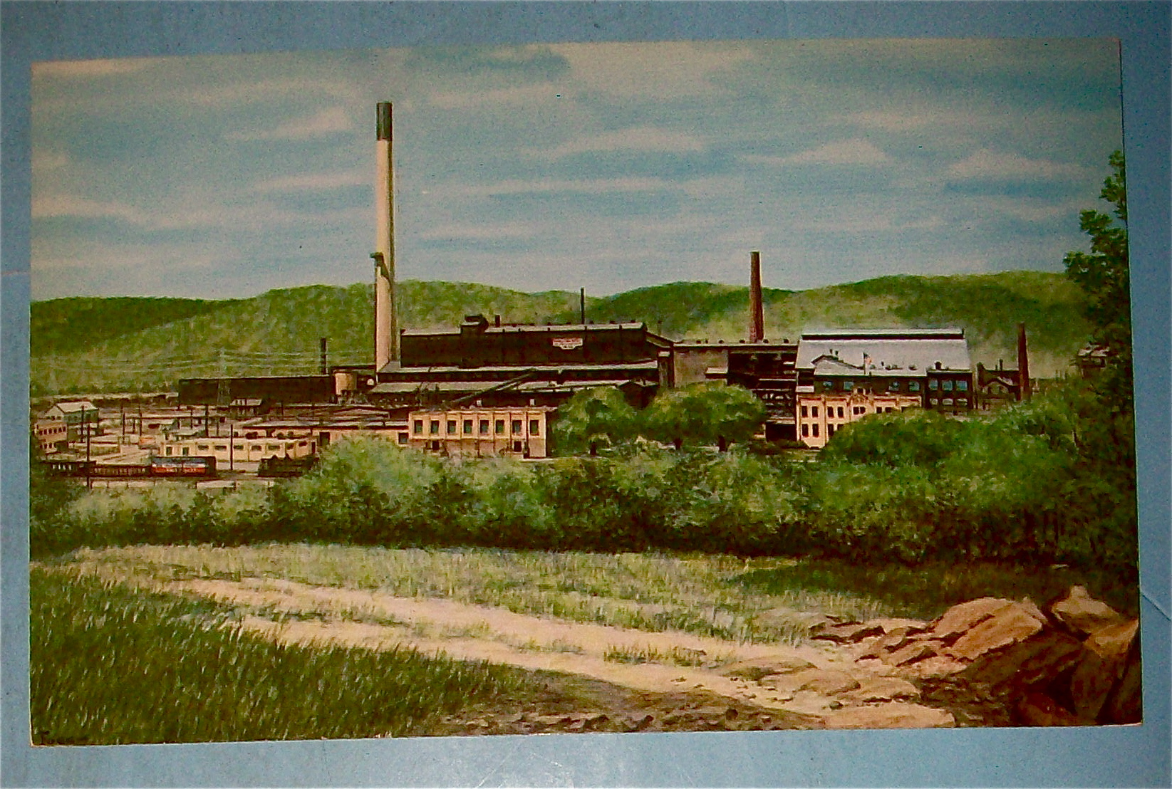 Zinc Smelting Division Postcard