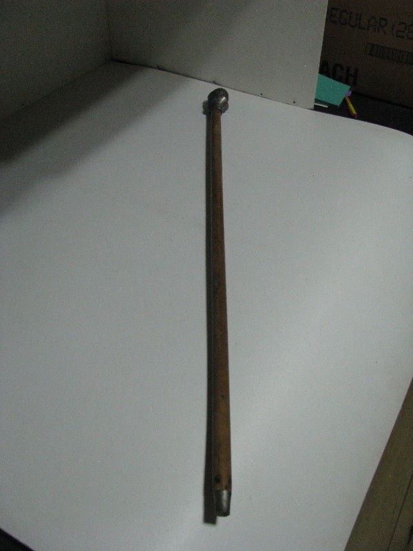 Vintage Cast Metal Bust of President Mc Kinley Walking Cane
