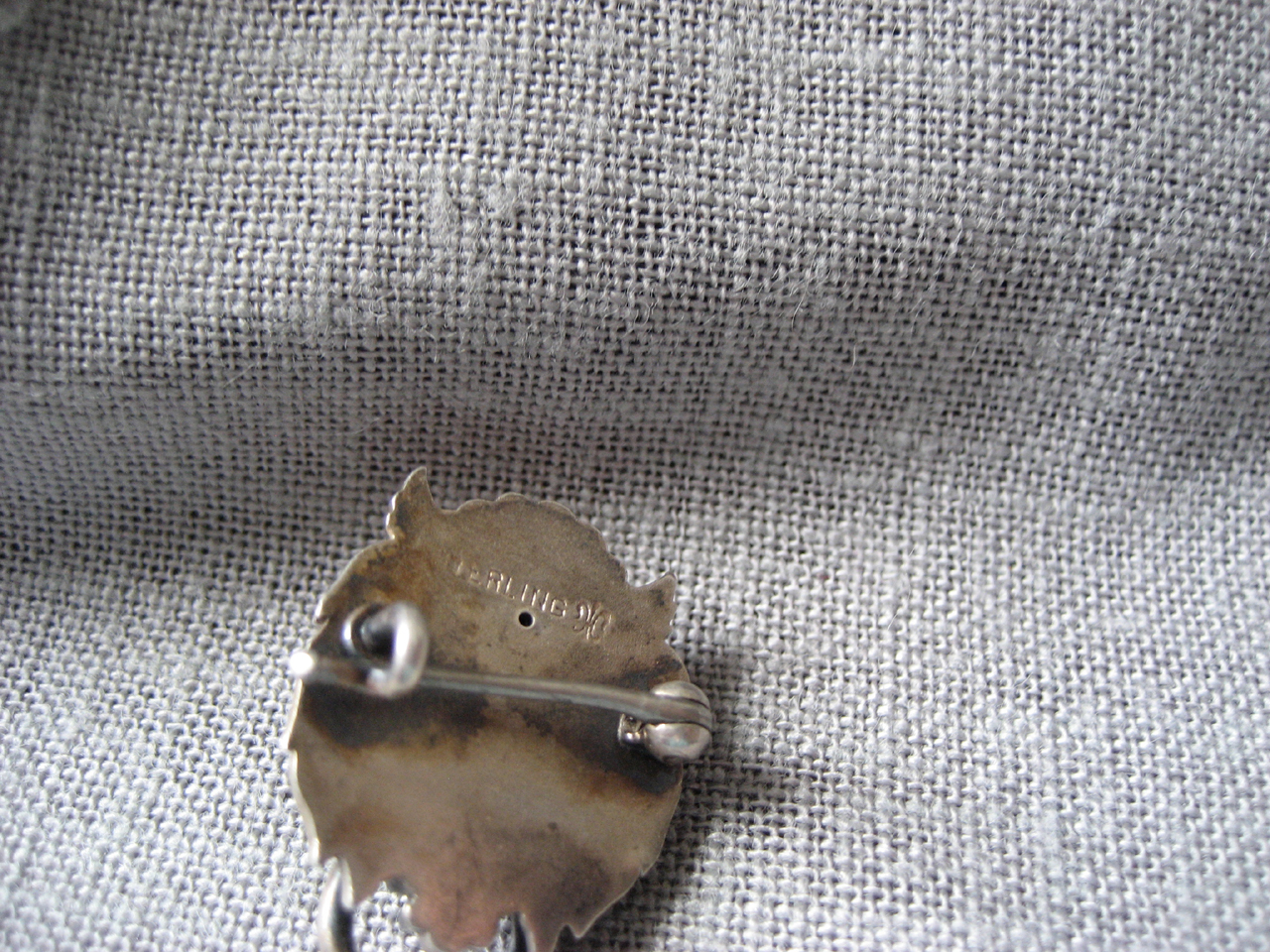 Sterling Silver Lion Hat Pin