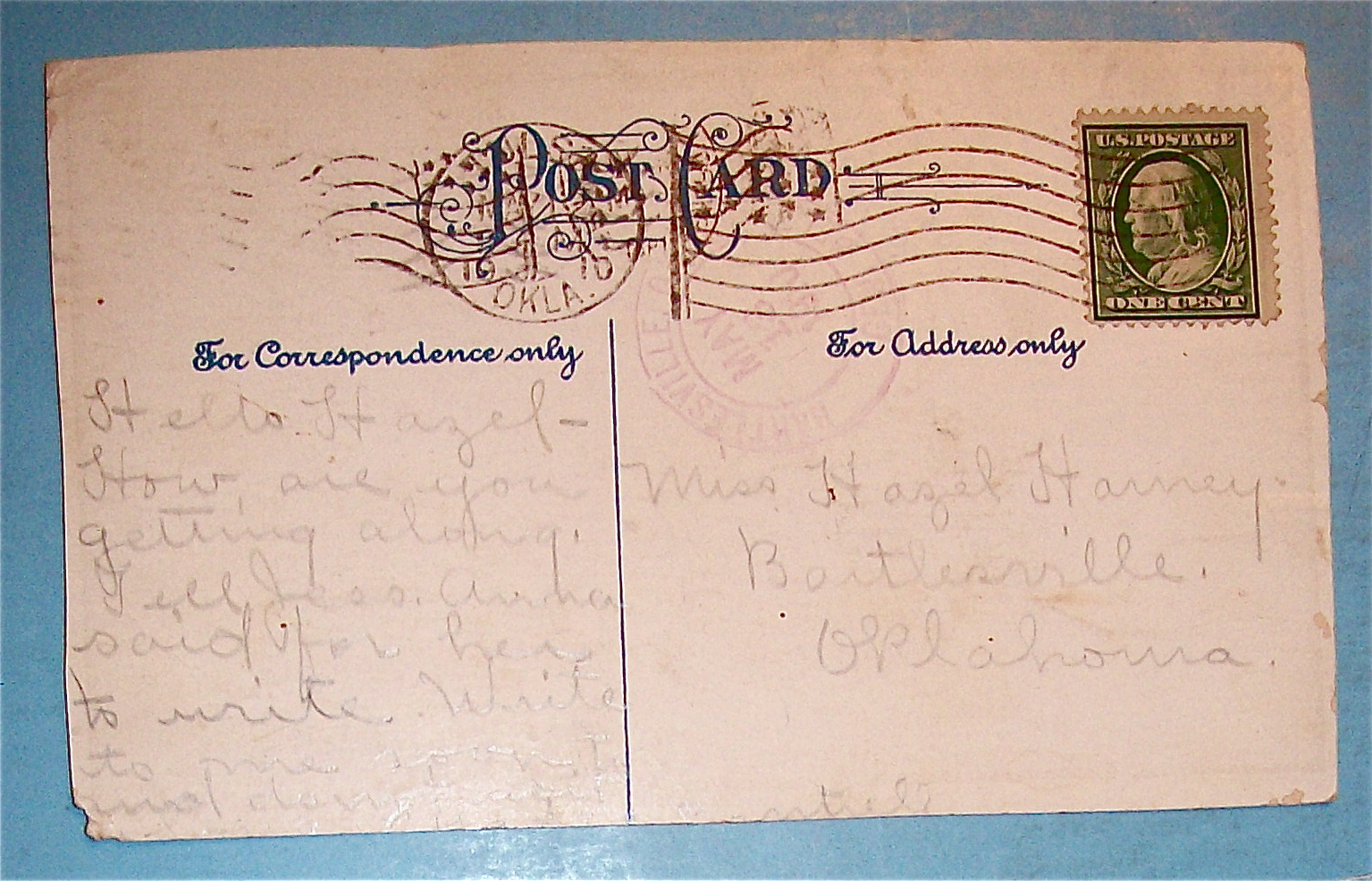Dog Left Out Postcard