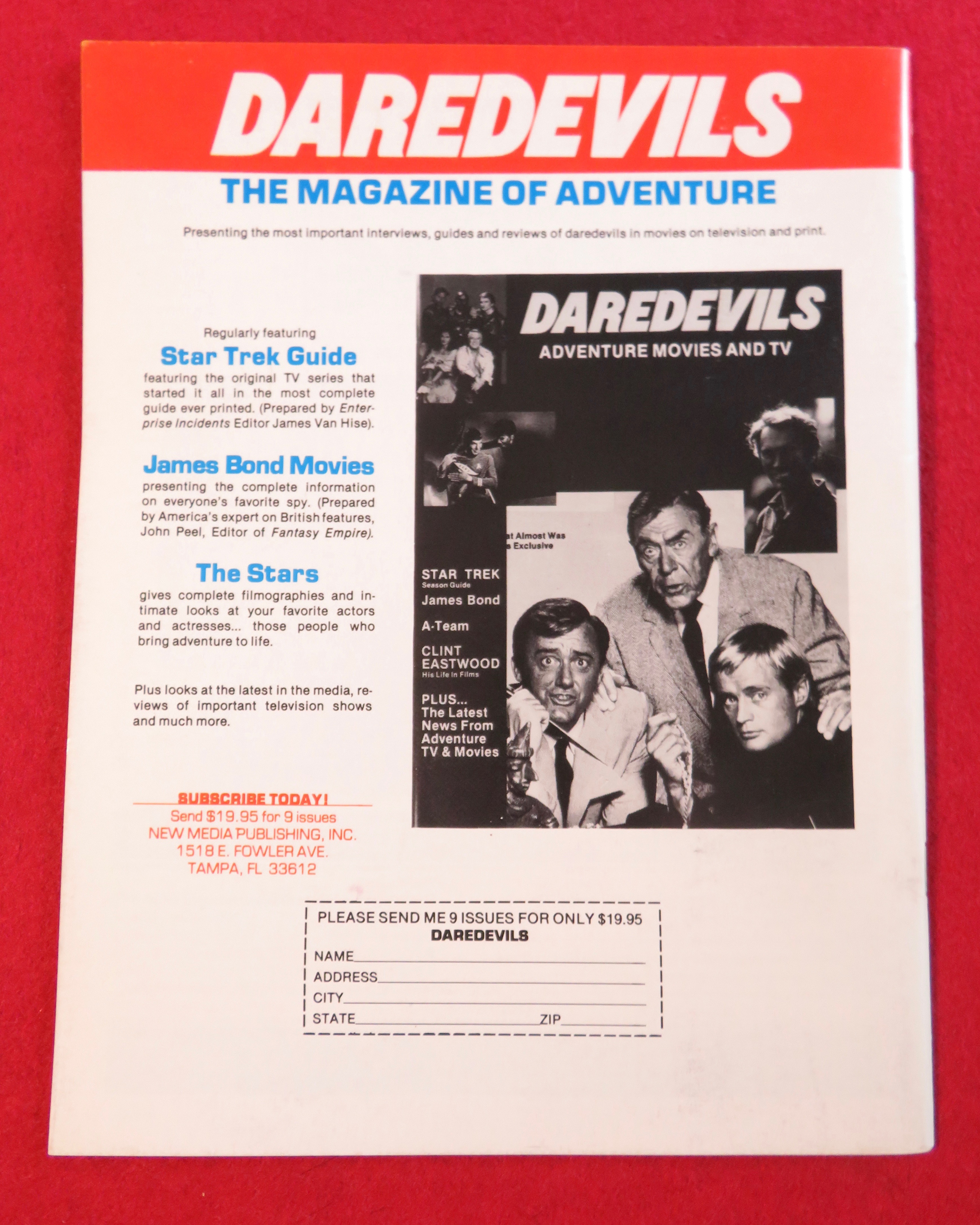 Fantasy Empire Magazine June 1984 Nicholas Courtney