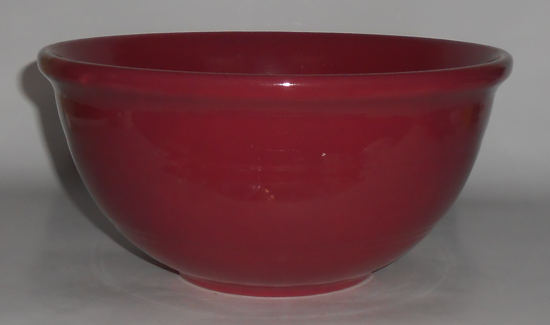 Coors Pottery Rosebud Red 9.25'' Mixing Bowl Robert Sch