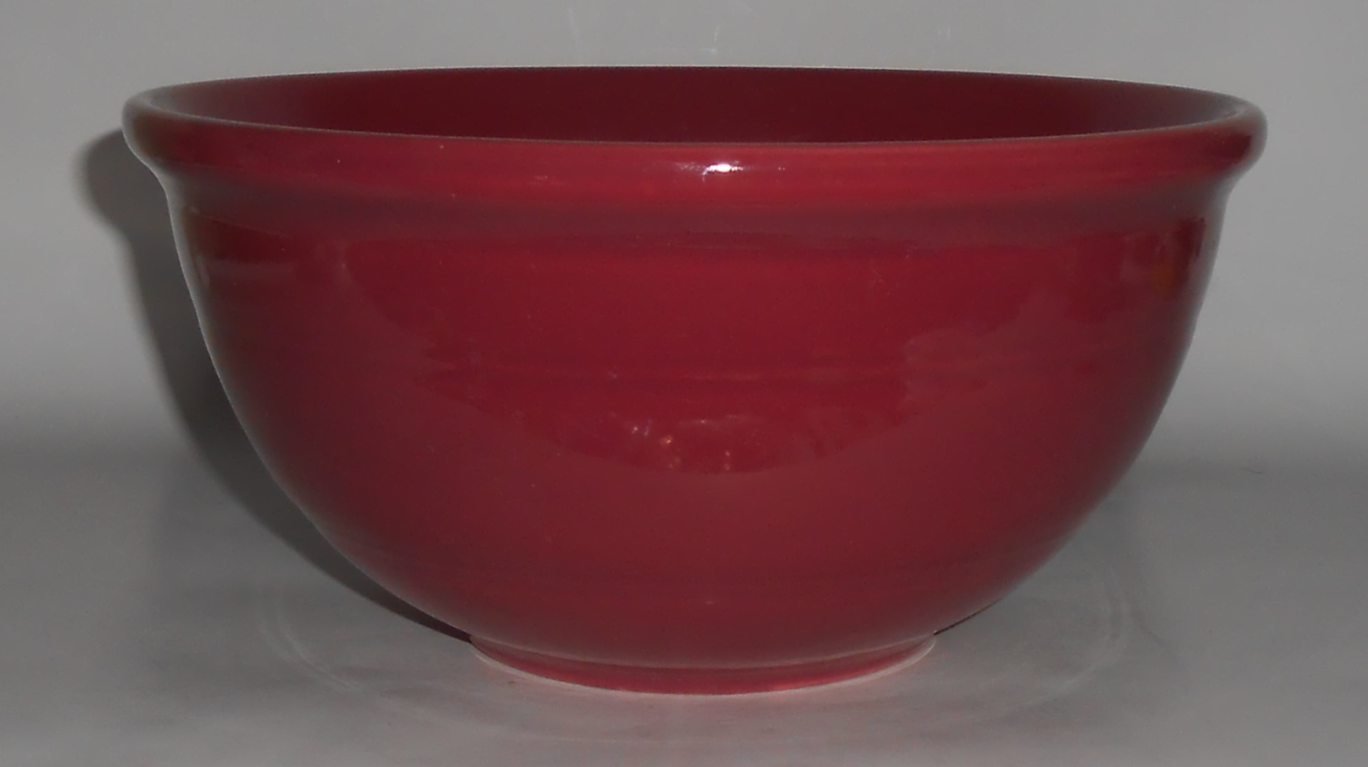 Coors Pottery Rosebud Red 9.25'' Mixing Bowl Robert Sch
