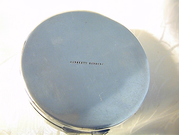 Compact Silver Goddess Mirrored  10/12/34 Bangkok