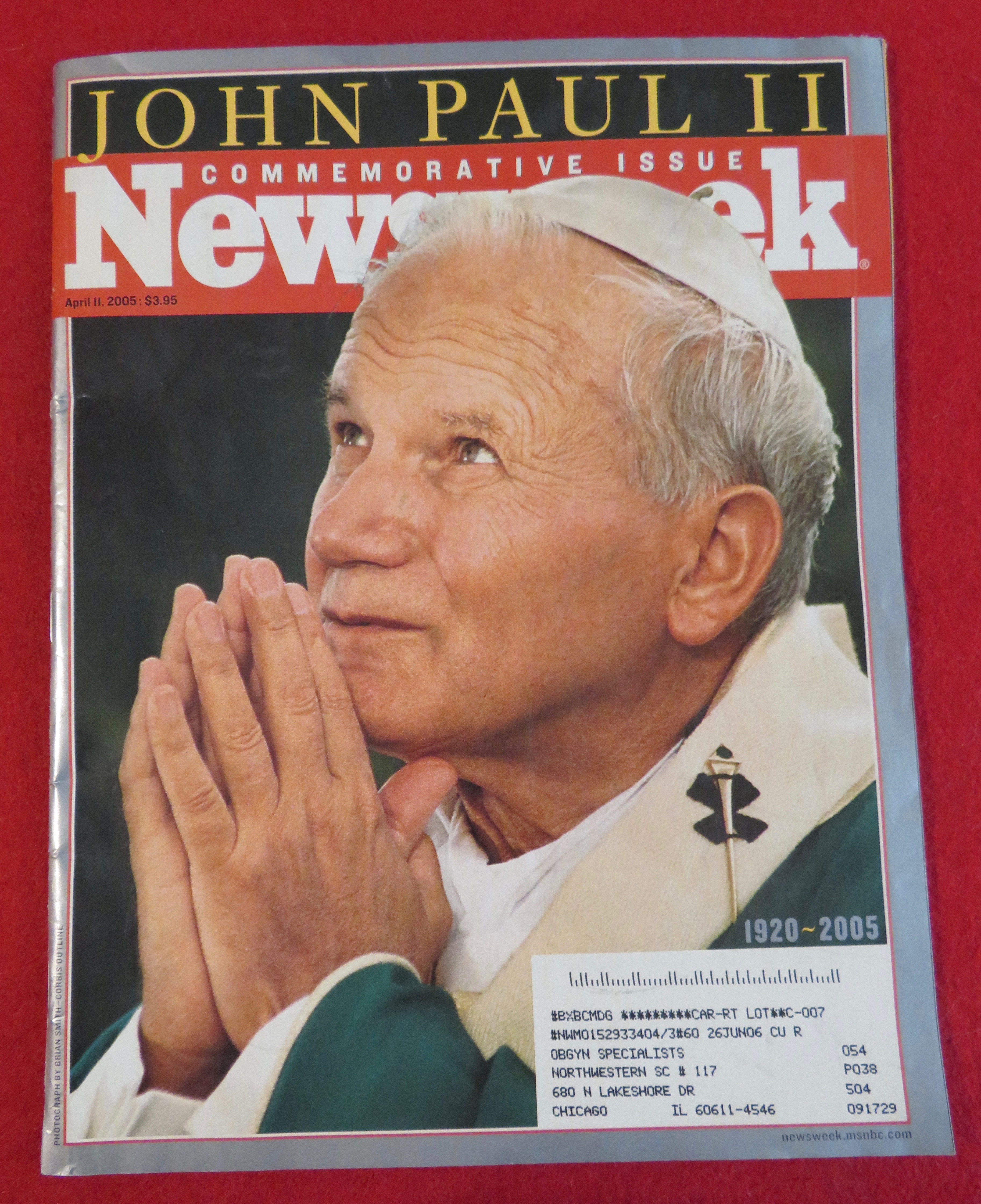 Newsweek Magazine-April 11, 2005-John Paul II