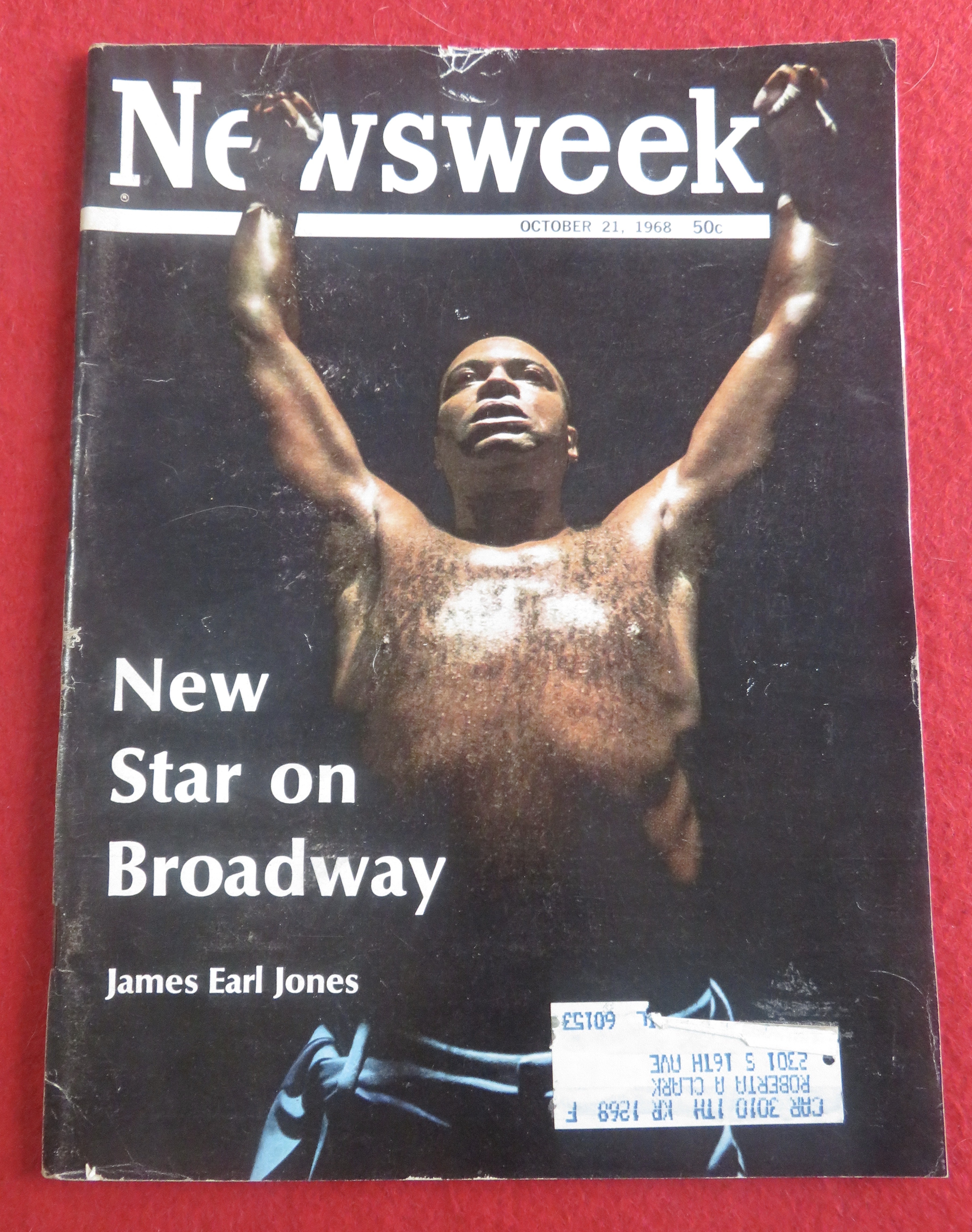 Newsweek Magazine October 21, 1968 James Earl Jones