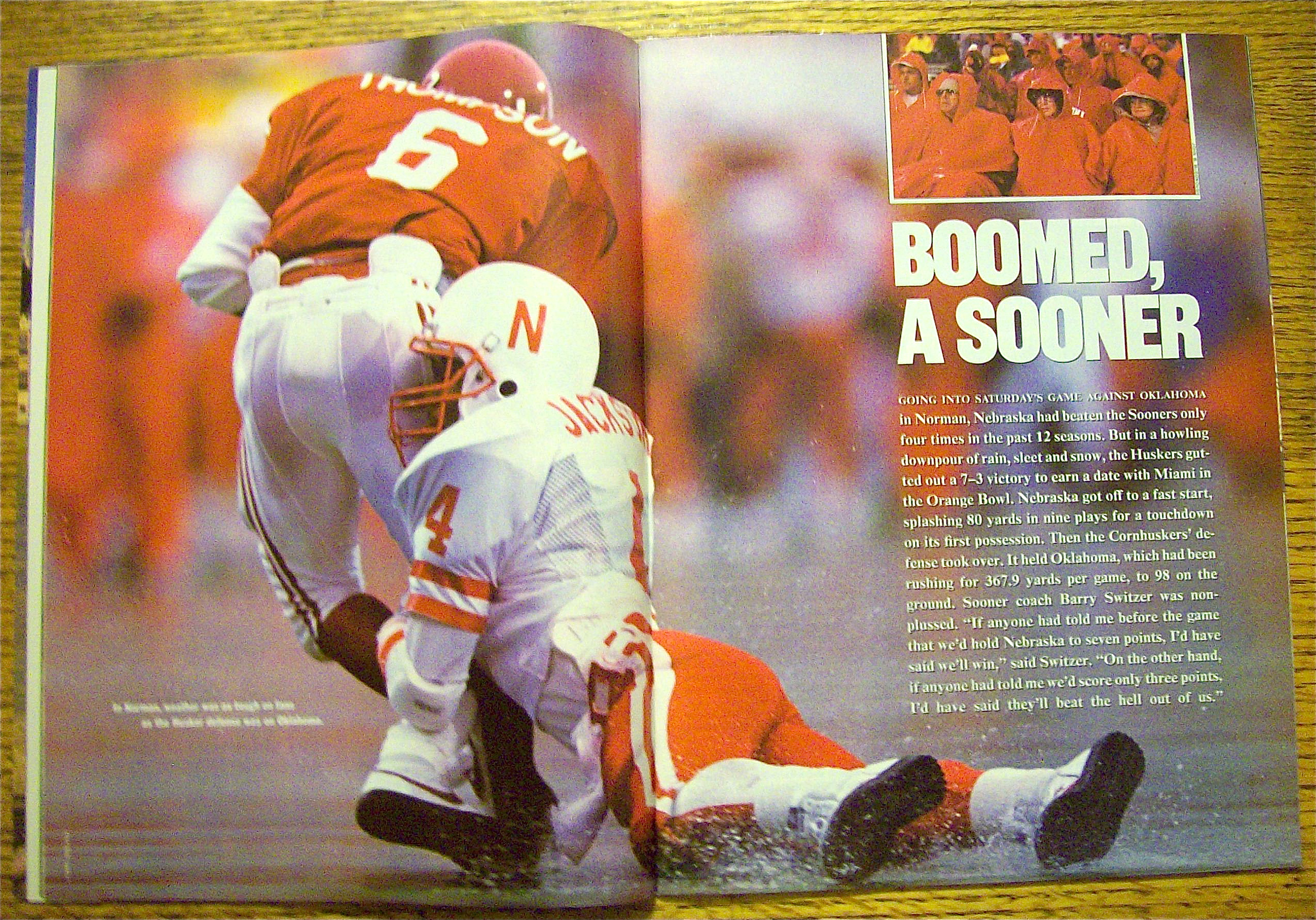 Sport Illustrated Magazine-November 28, 1988 R. Peete