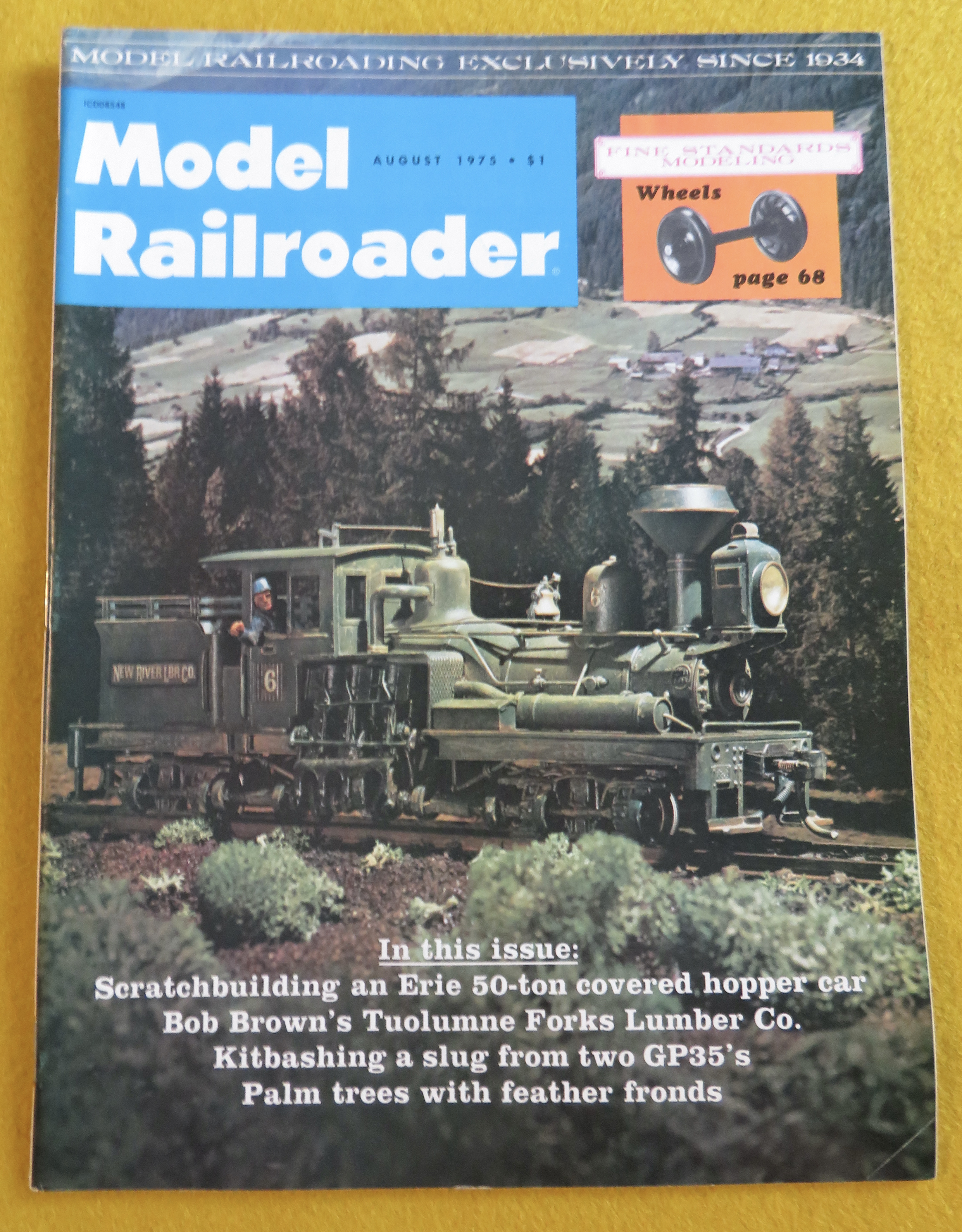 Model Railroader Magazine August 1975