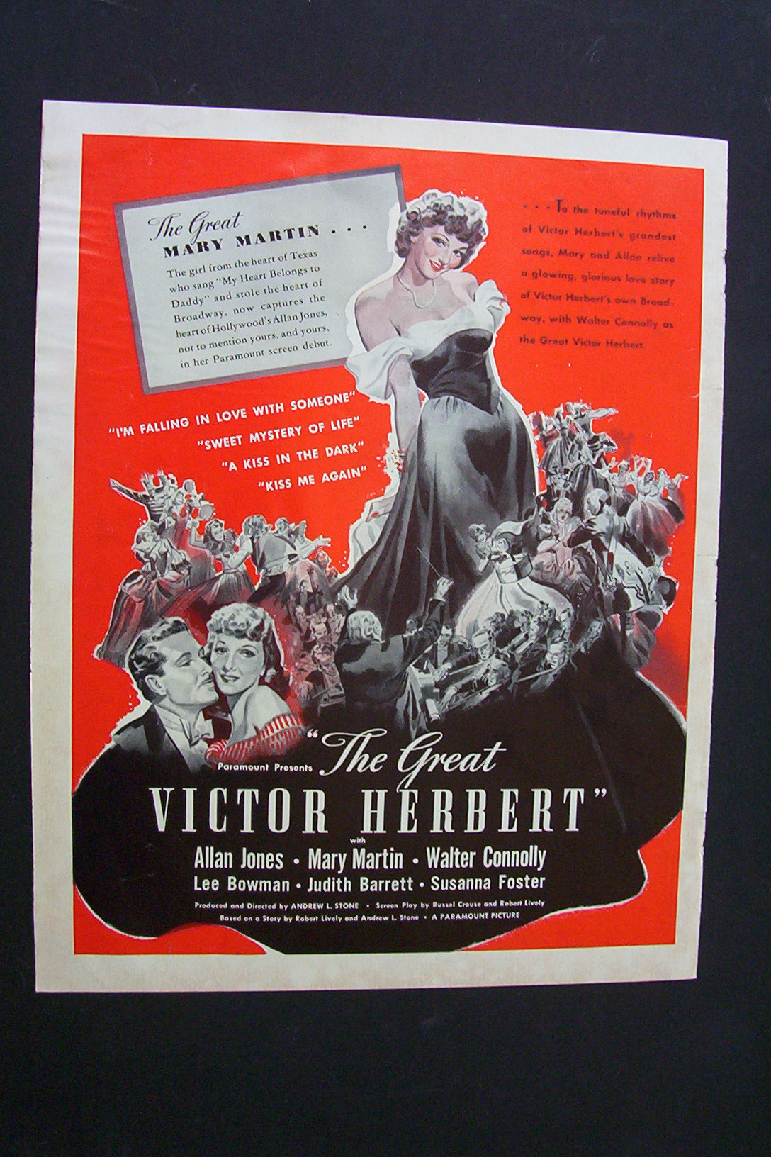 1940 Dual Ad:Great Victor Herbert & International Truck