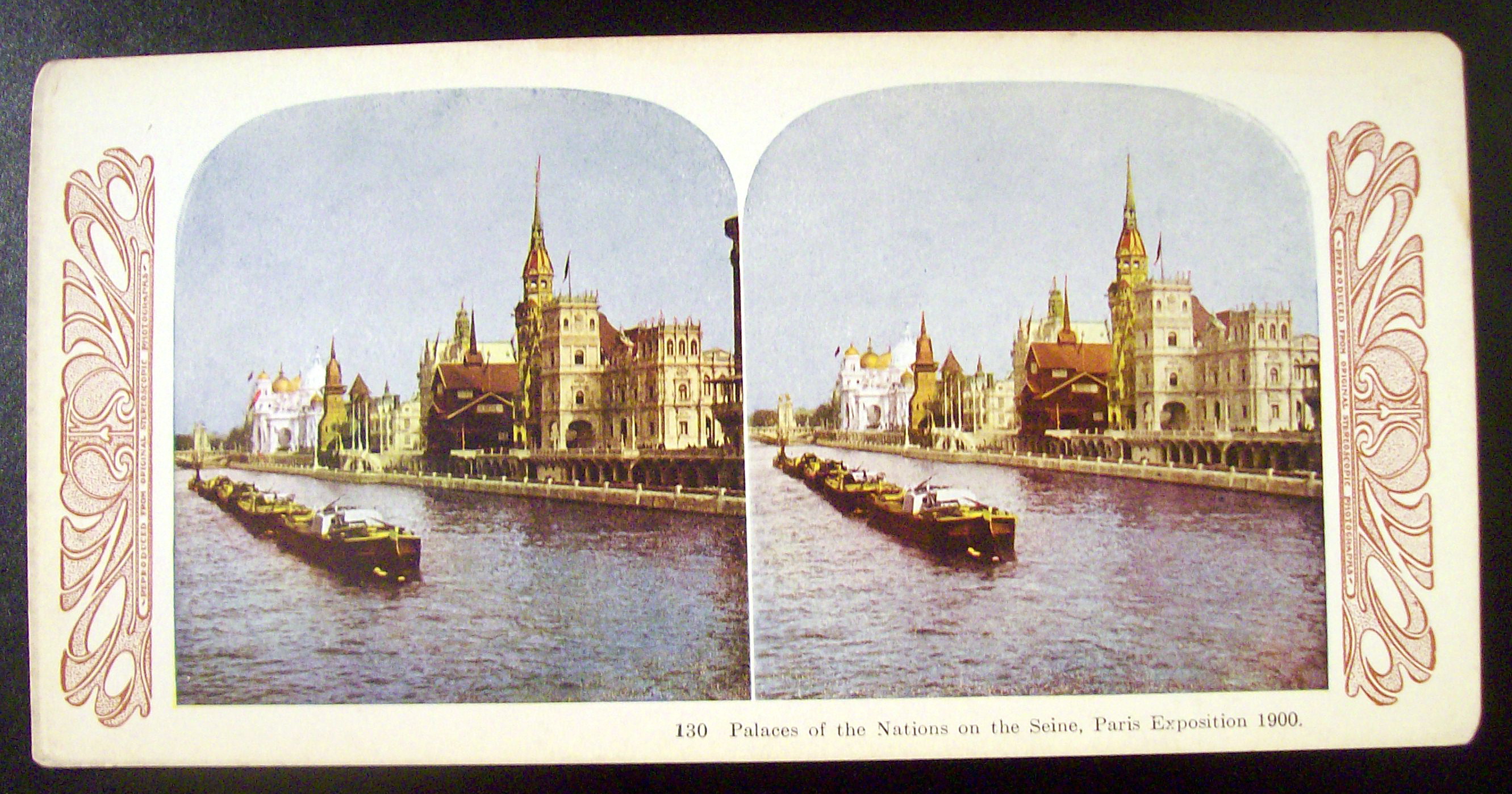 Palace Of The Nation, Paris Exposition 1900 Stereo Card