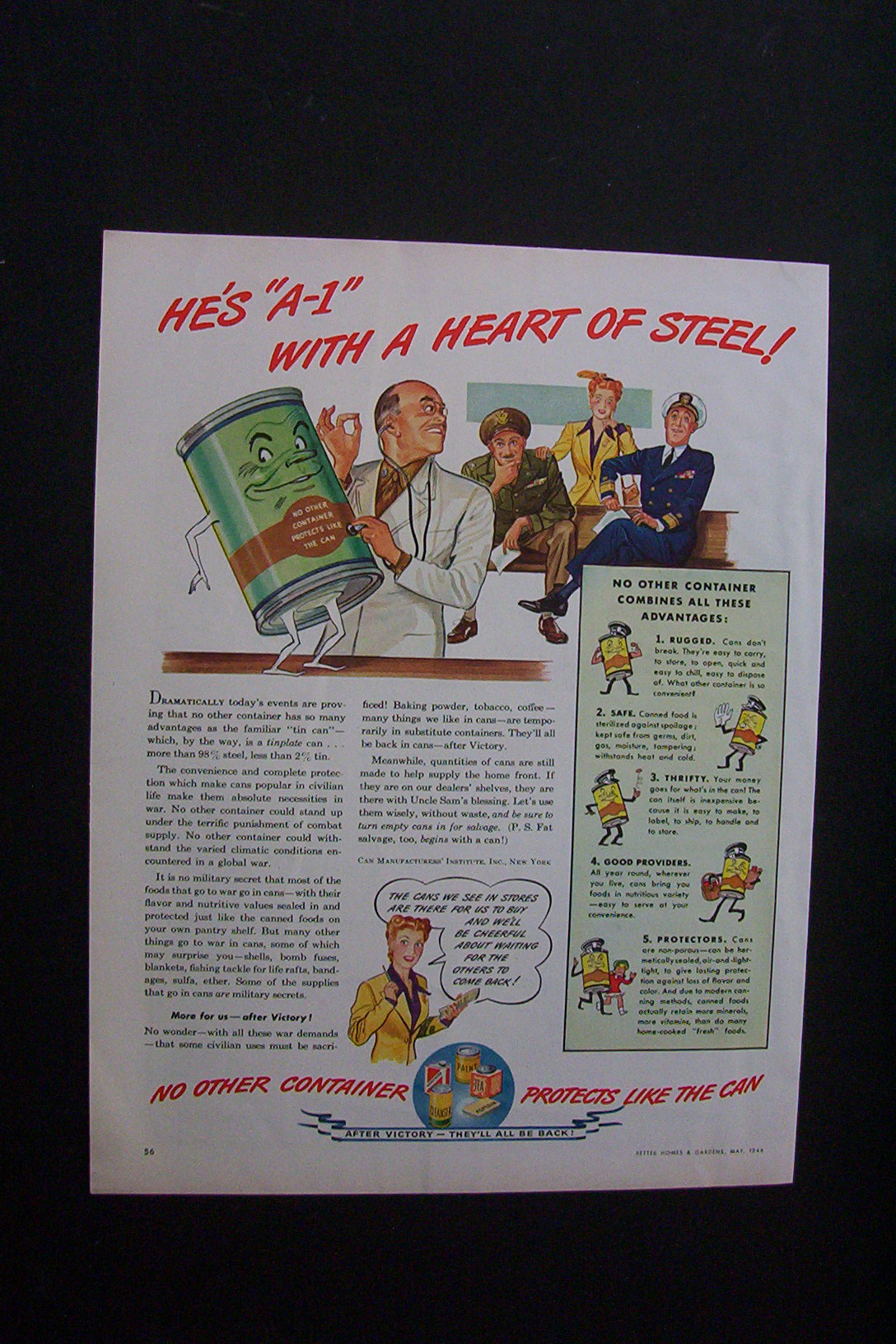 1944 Kem Tone Paint with Woman Showing Room
