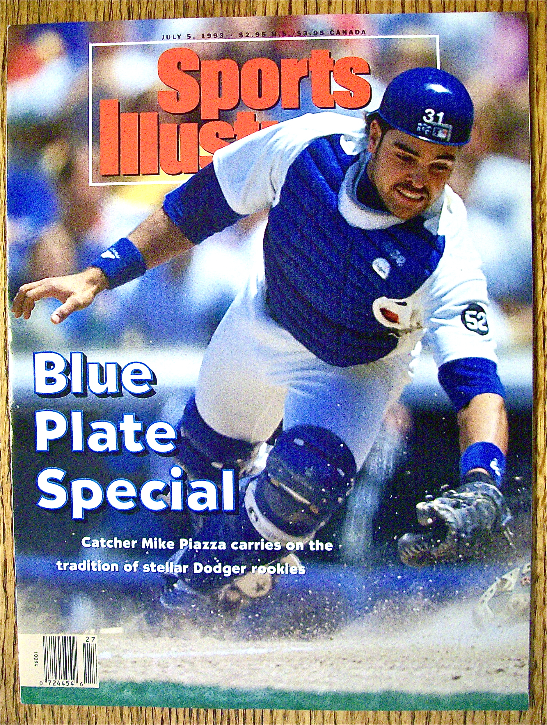 Sports Illustrated Magazine July 5, 1993 Mike Piazza