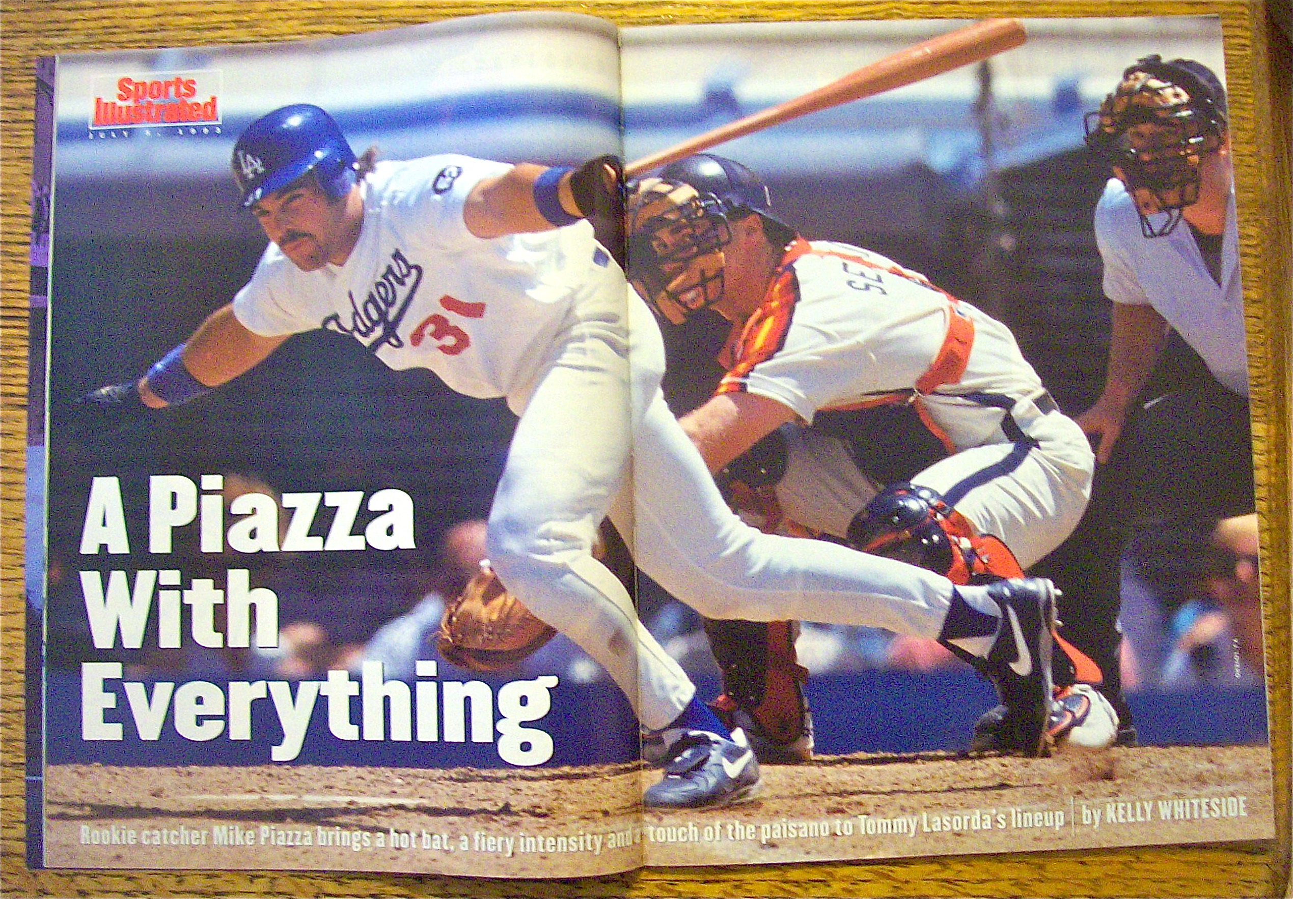Sports Illustrated Magazine July 5, 1993 Mike Piazza