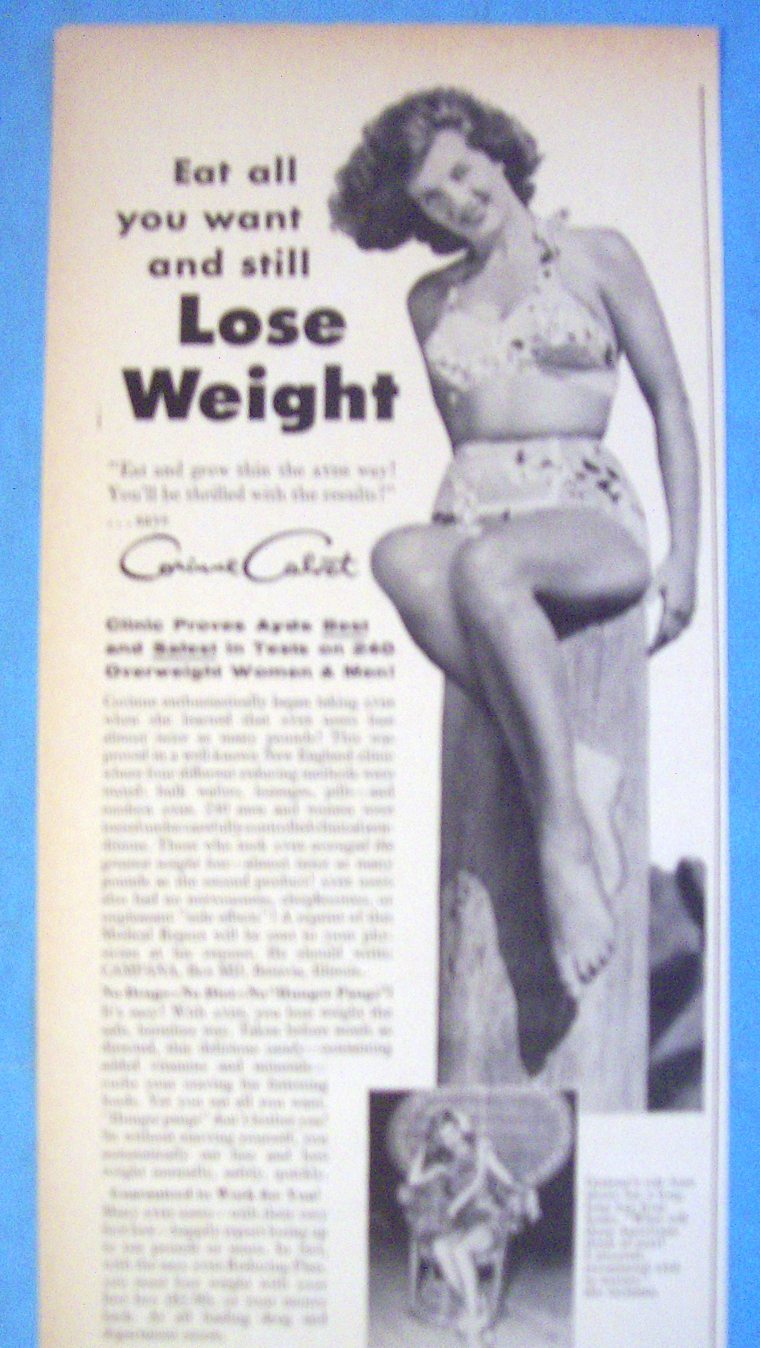 1956 Ayds Reducing Plan with Corinne Calvet