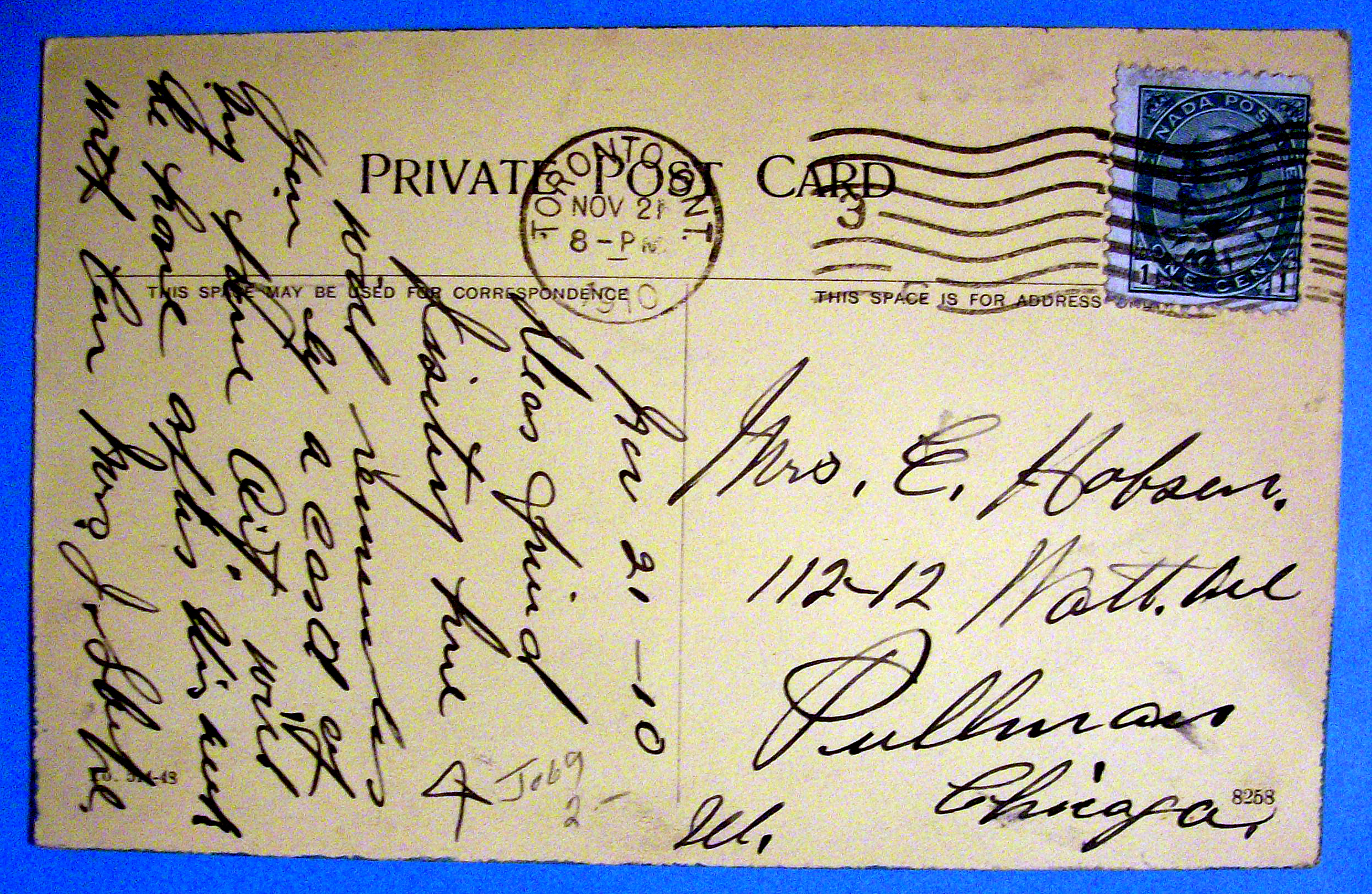 S.S. Chippewa Ship Postcard
