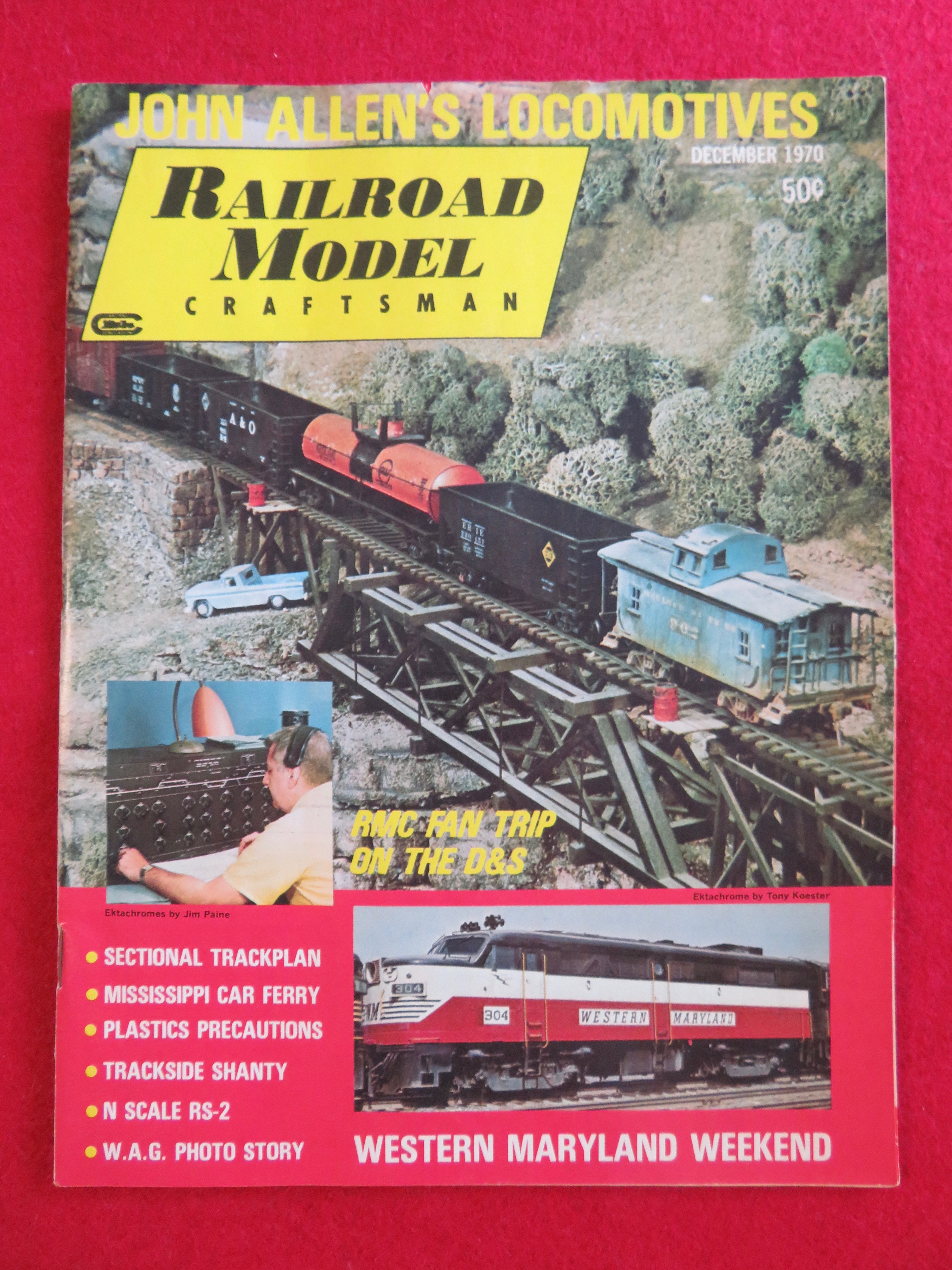 Railroad Model Craftsman Magazine December 1970