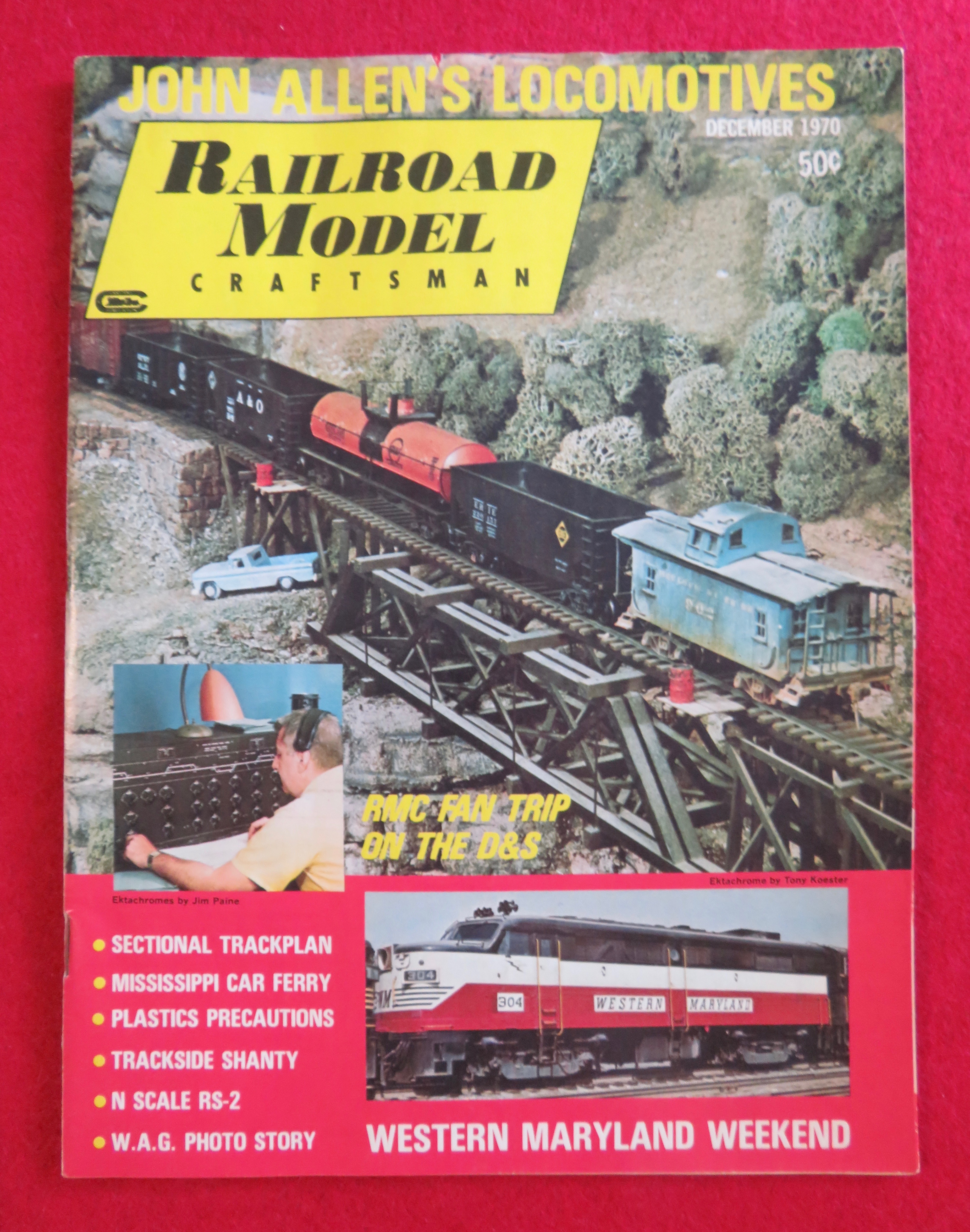 Railroad Model Craftsman Magazine December 1970