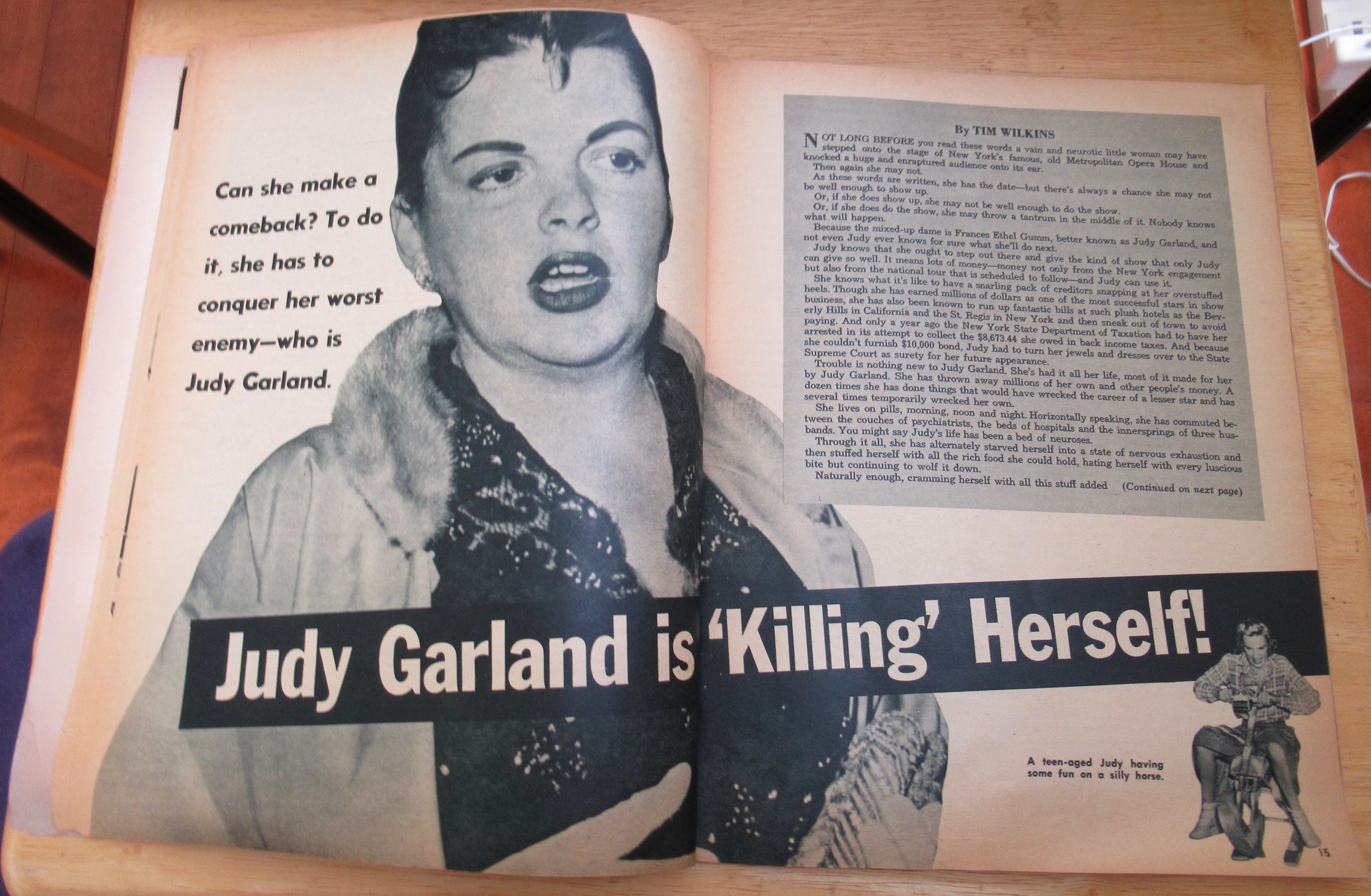 Whisper Magazine July 1959 Judy Garland/Tempest Storm