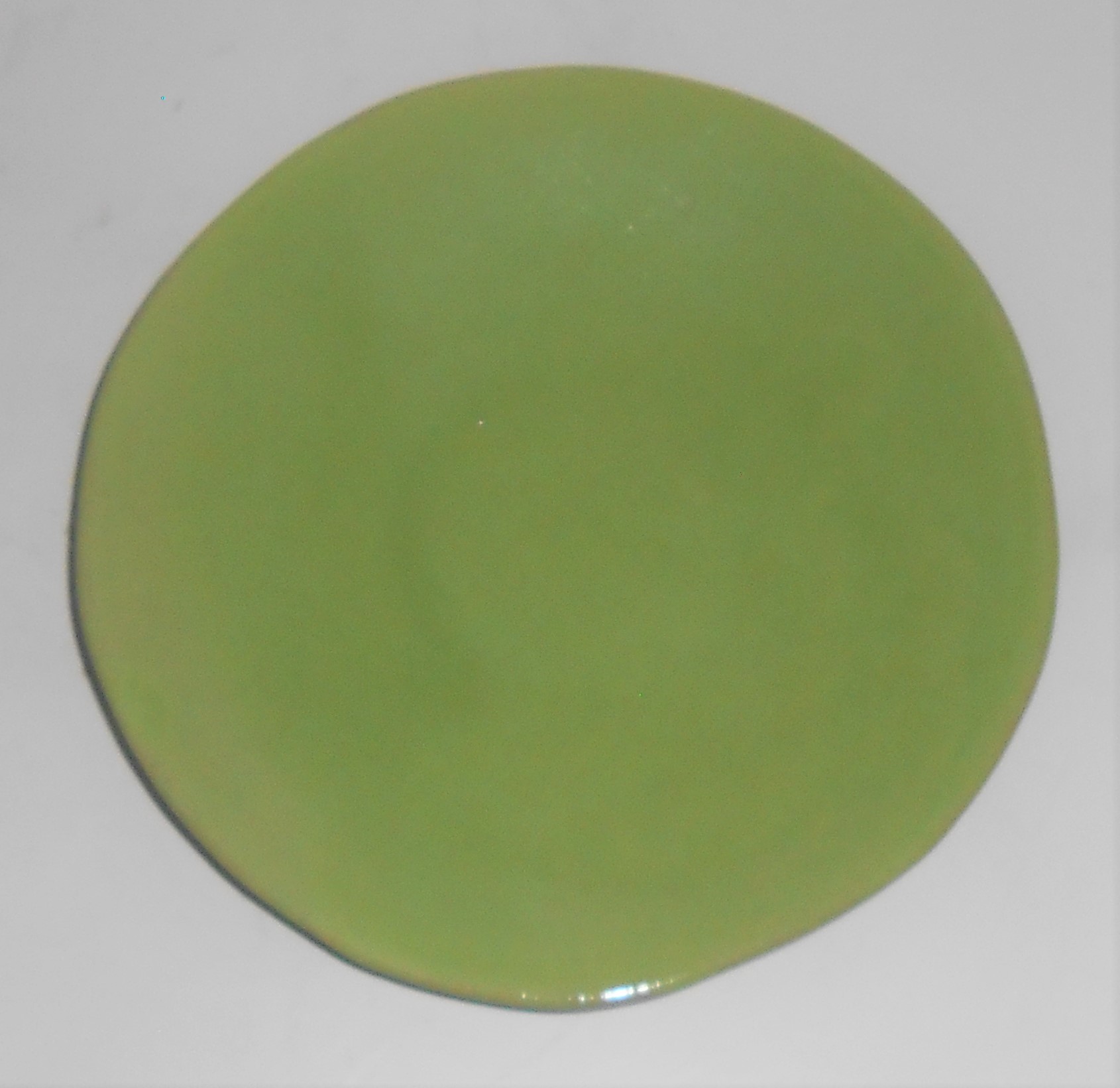 Brayton Laguna Pottery Early Chartreuse 6-1/4'' Plate