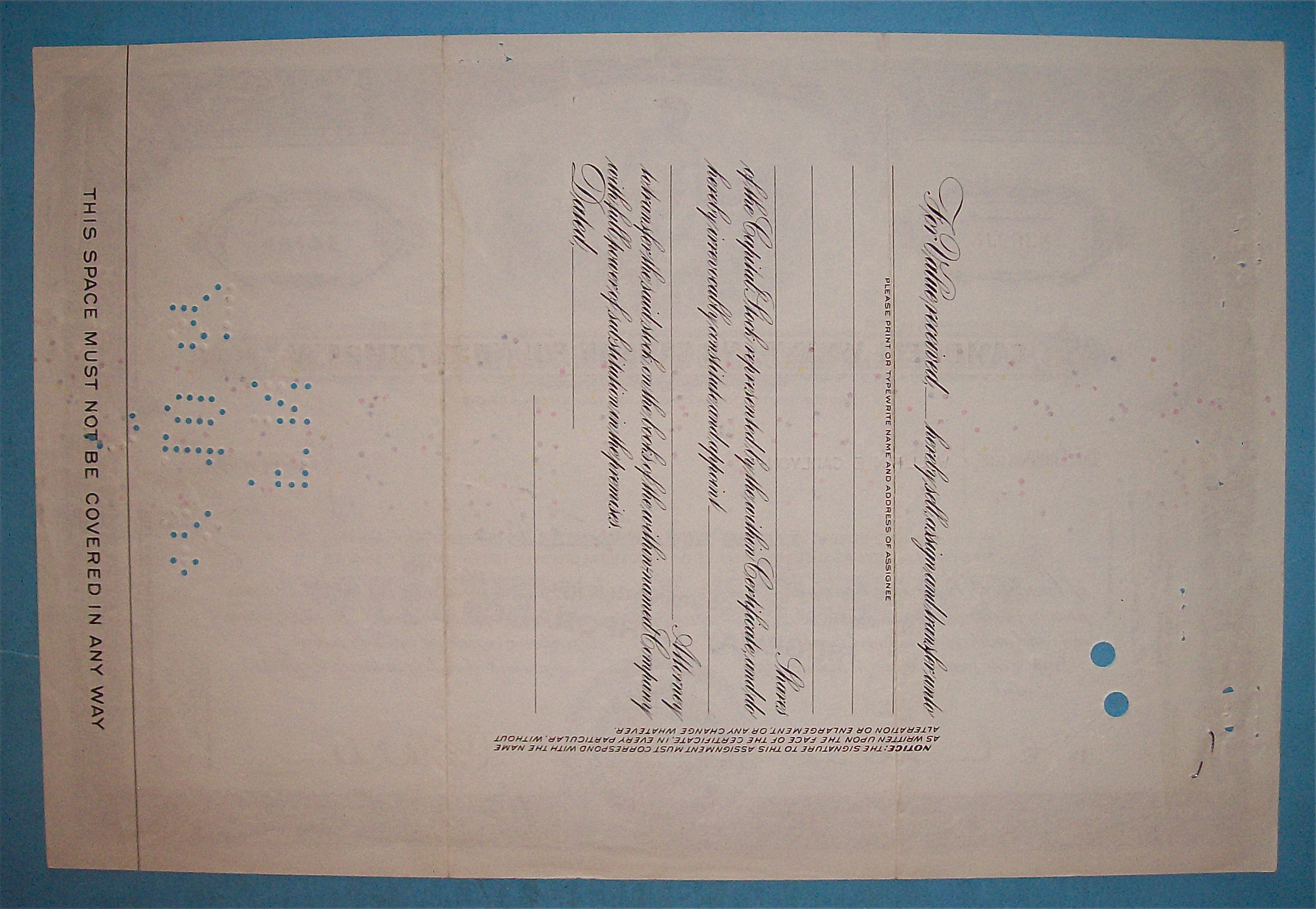 1956 Campbell, Wyant & Cannon Foundry Co. Stock