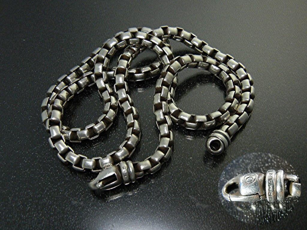 DAVID YURMAN Sterling Silver Chain Necklace 68 Gr