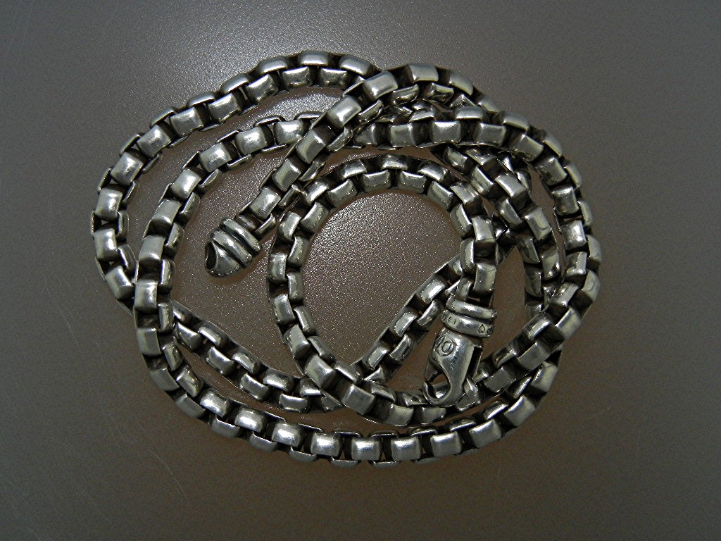 DAVID YURMAN Sterling Silver Chain Necklace 68 Gr