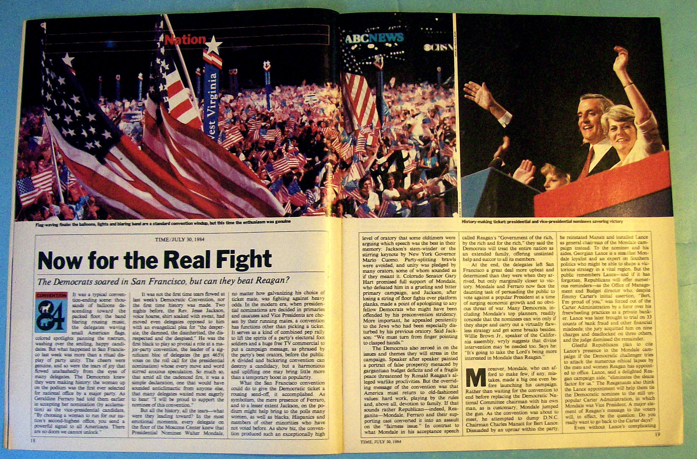Time Magazine-July 30, 1984-Superstar Carl Lewis