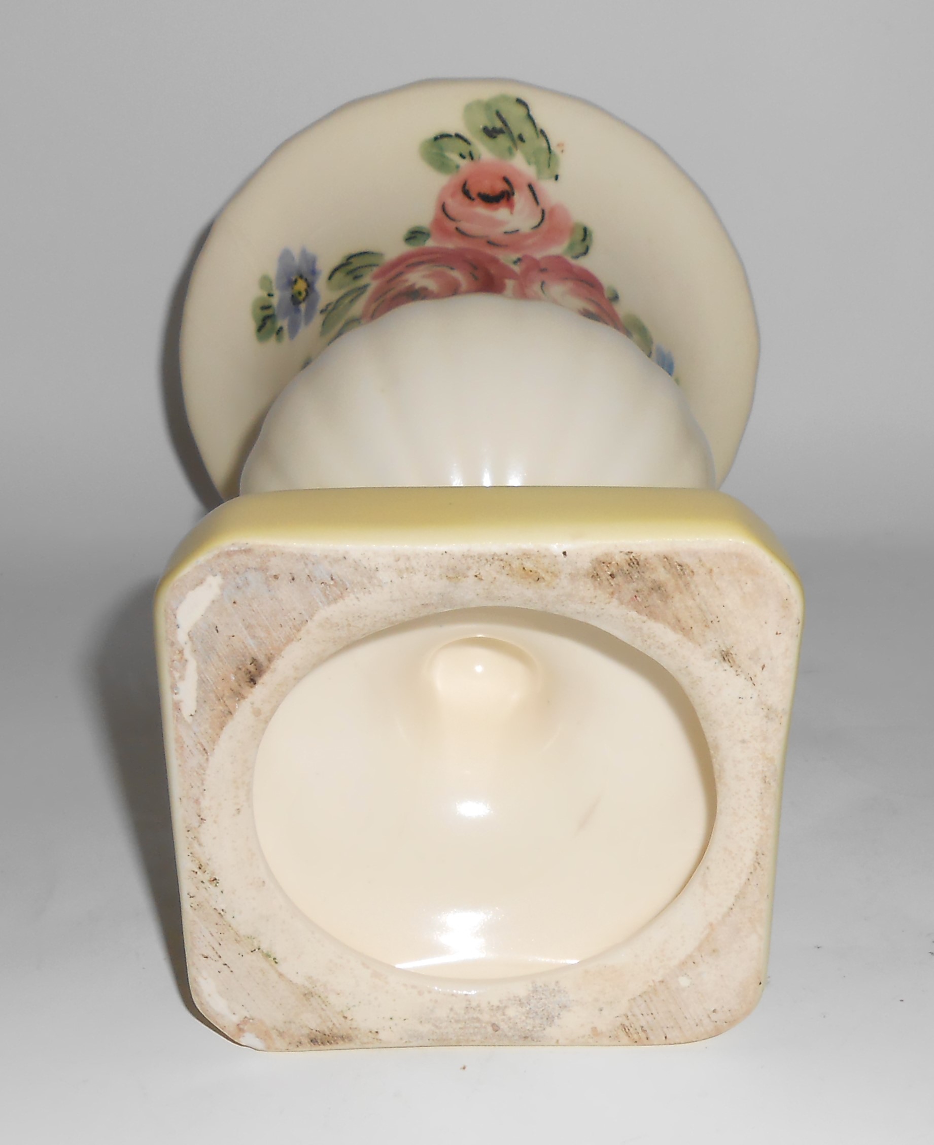 Camark Pottery Rose Hand Decorated Vase