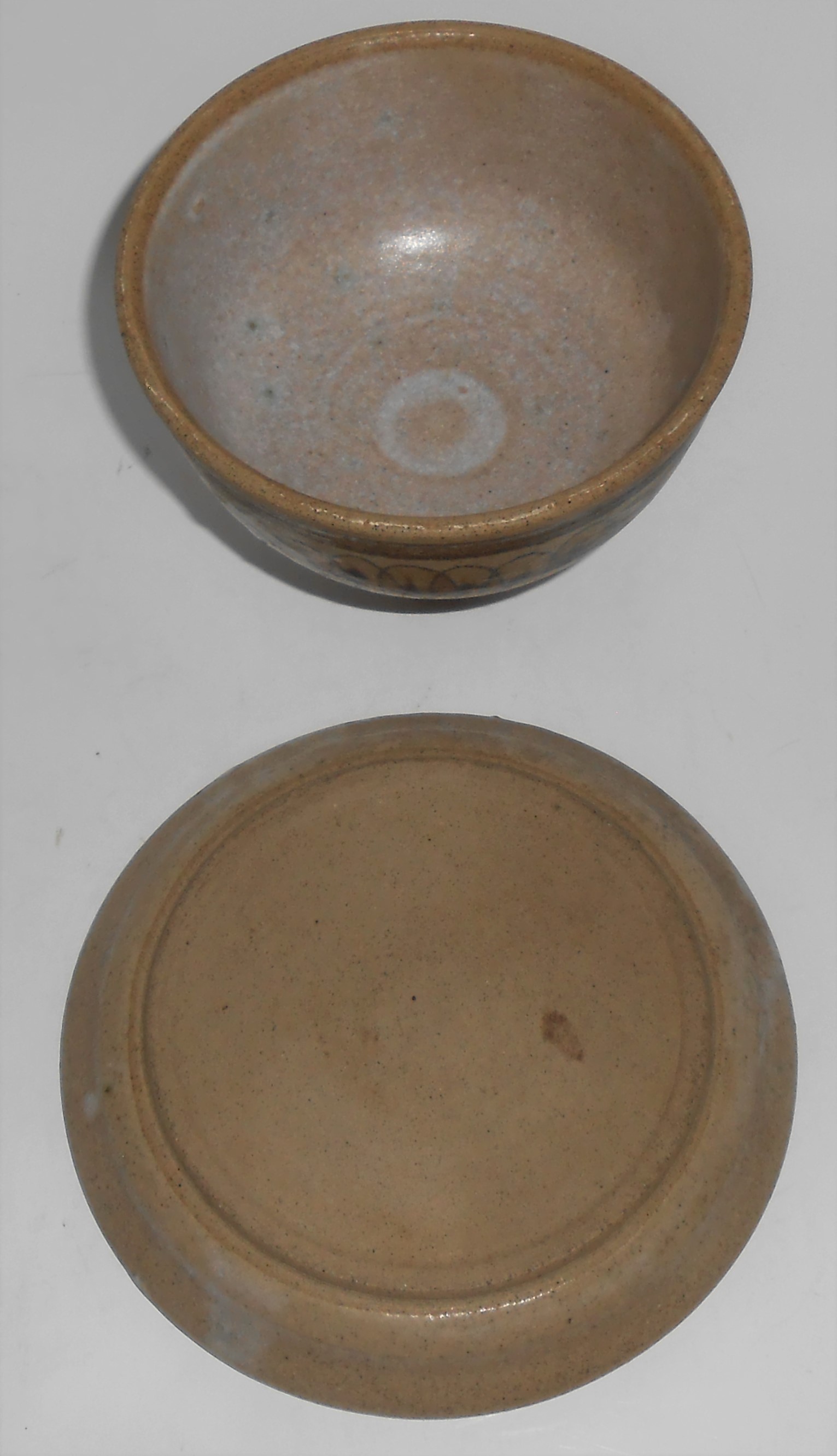 Dunlap Studio Pottery Harstine Island Butterdish w/Lid