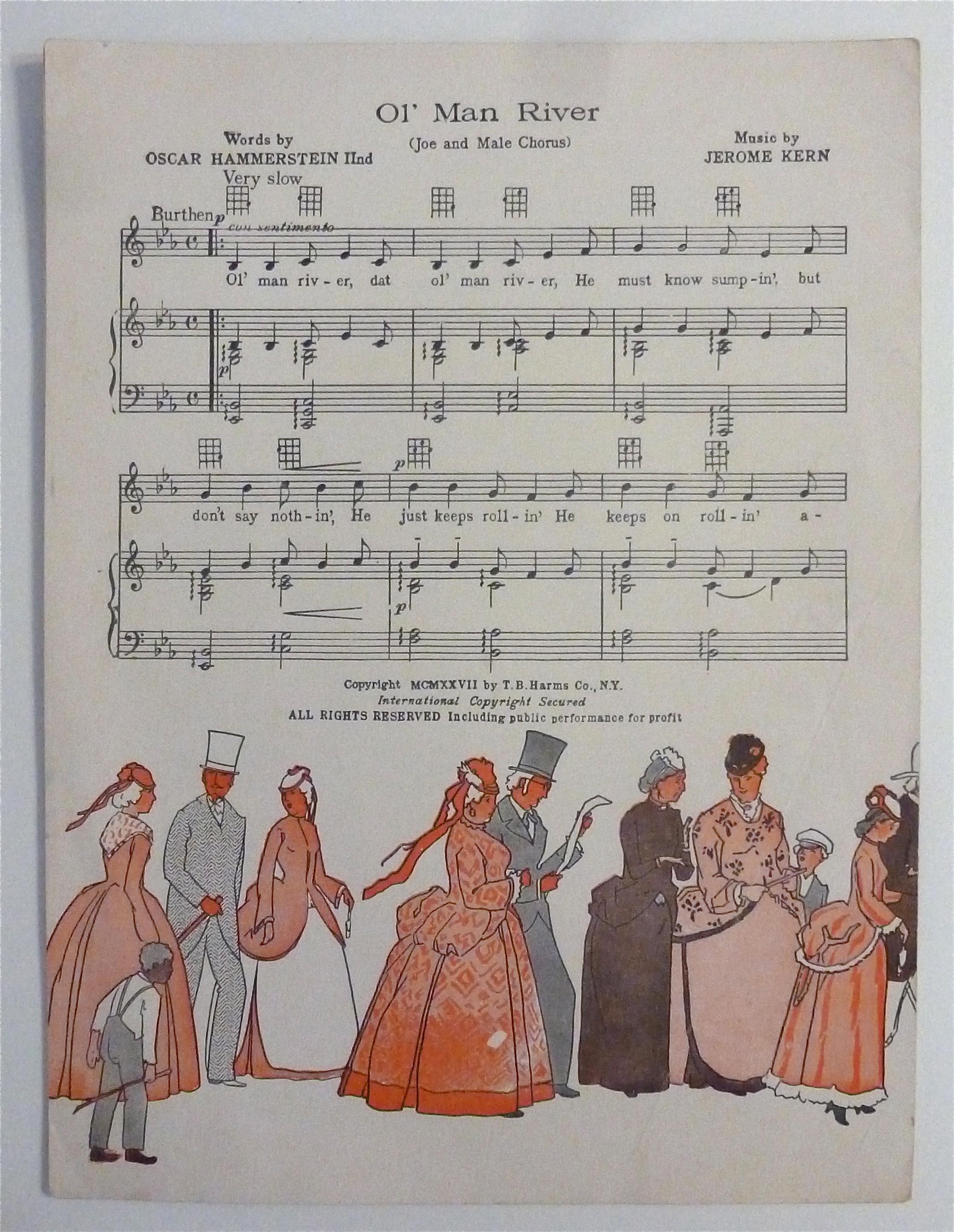 Sheet Music For 1927 Bill (Show Boat)