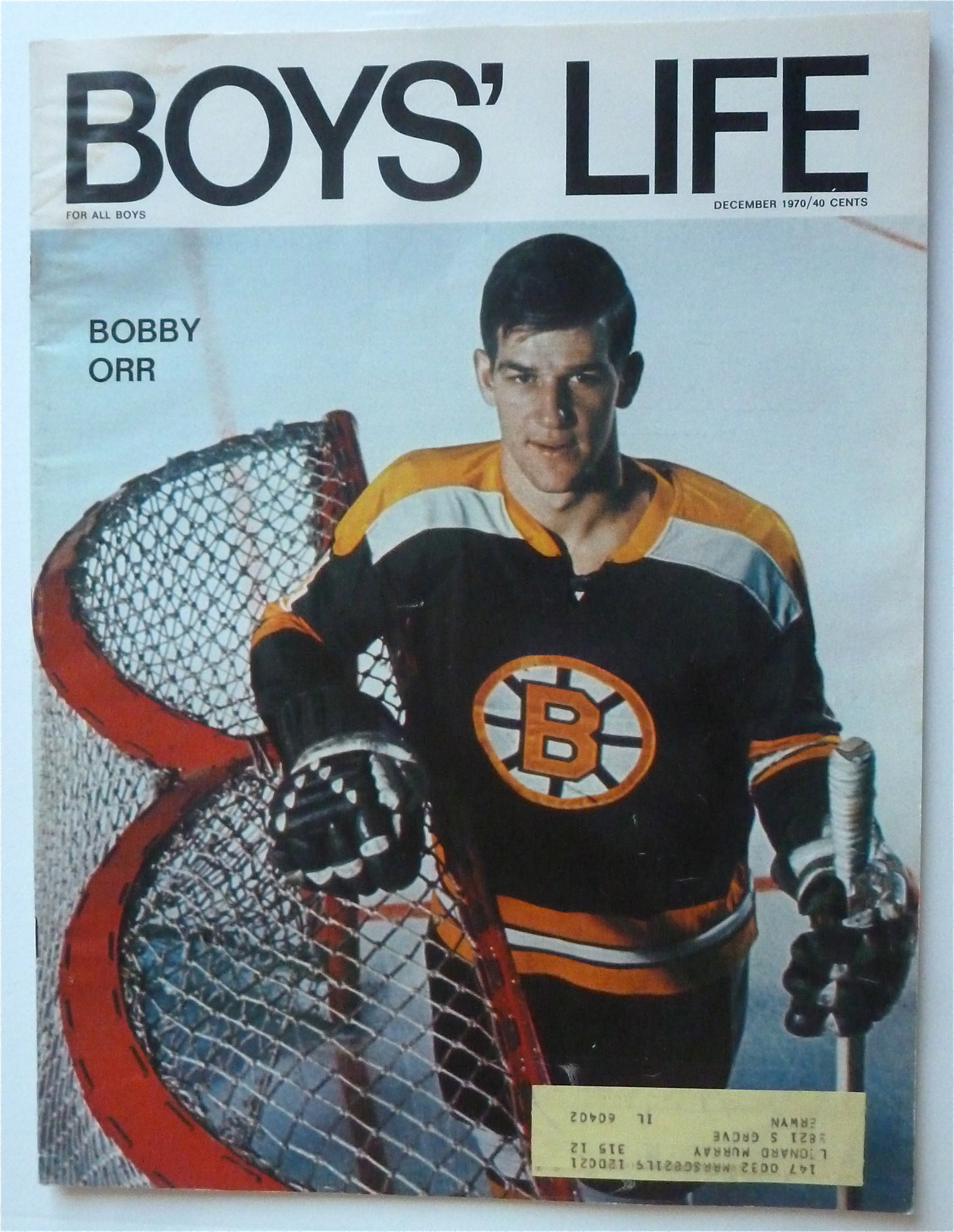 Boys Life Magazine December 1970 Bobby Orr