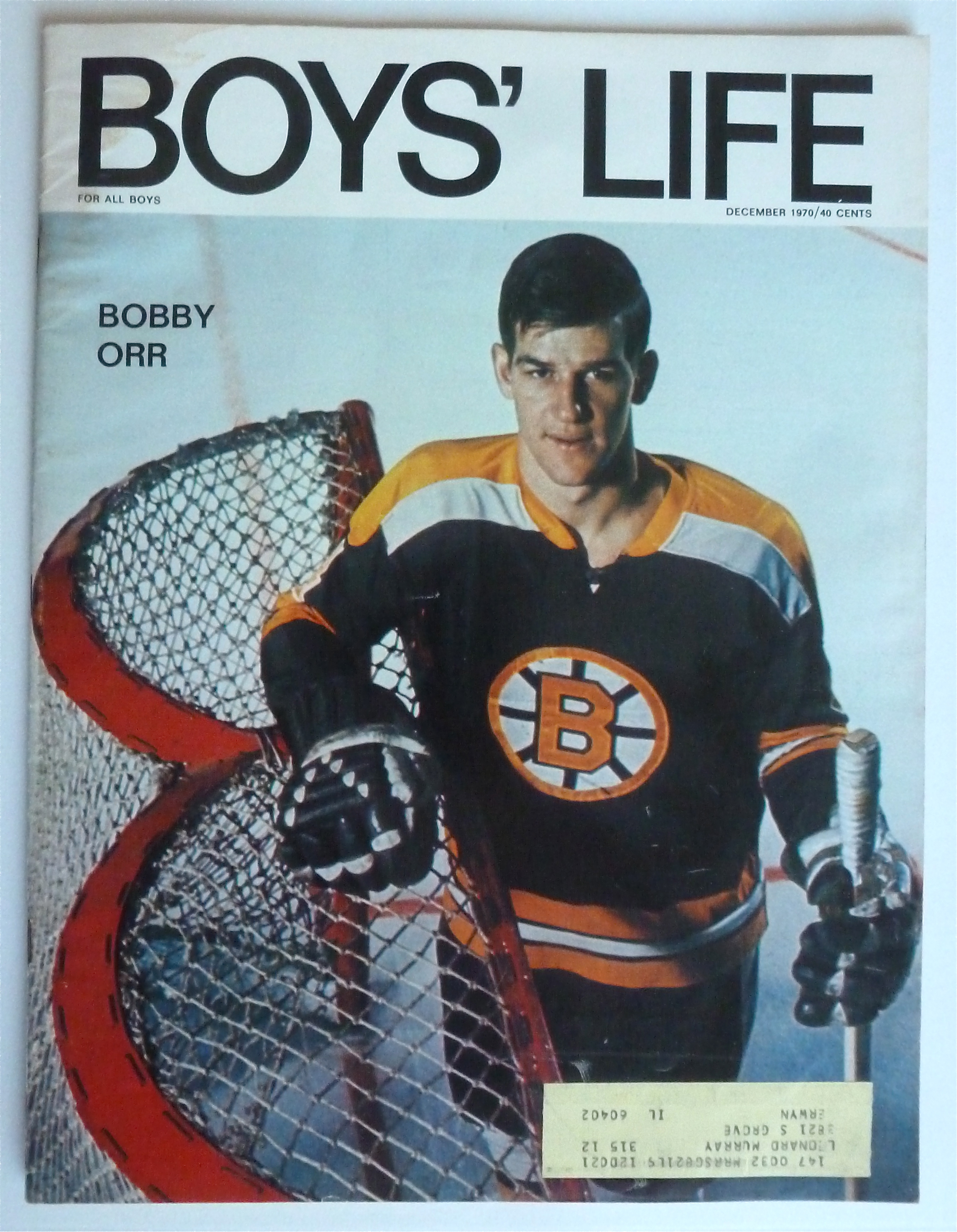 Boys Life Magazine December 1970 Bobby Orr