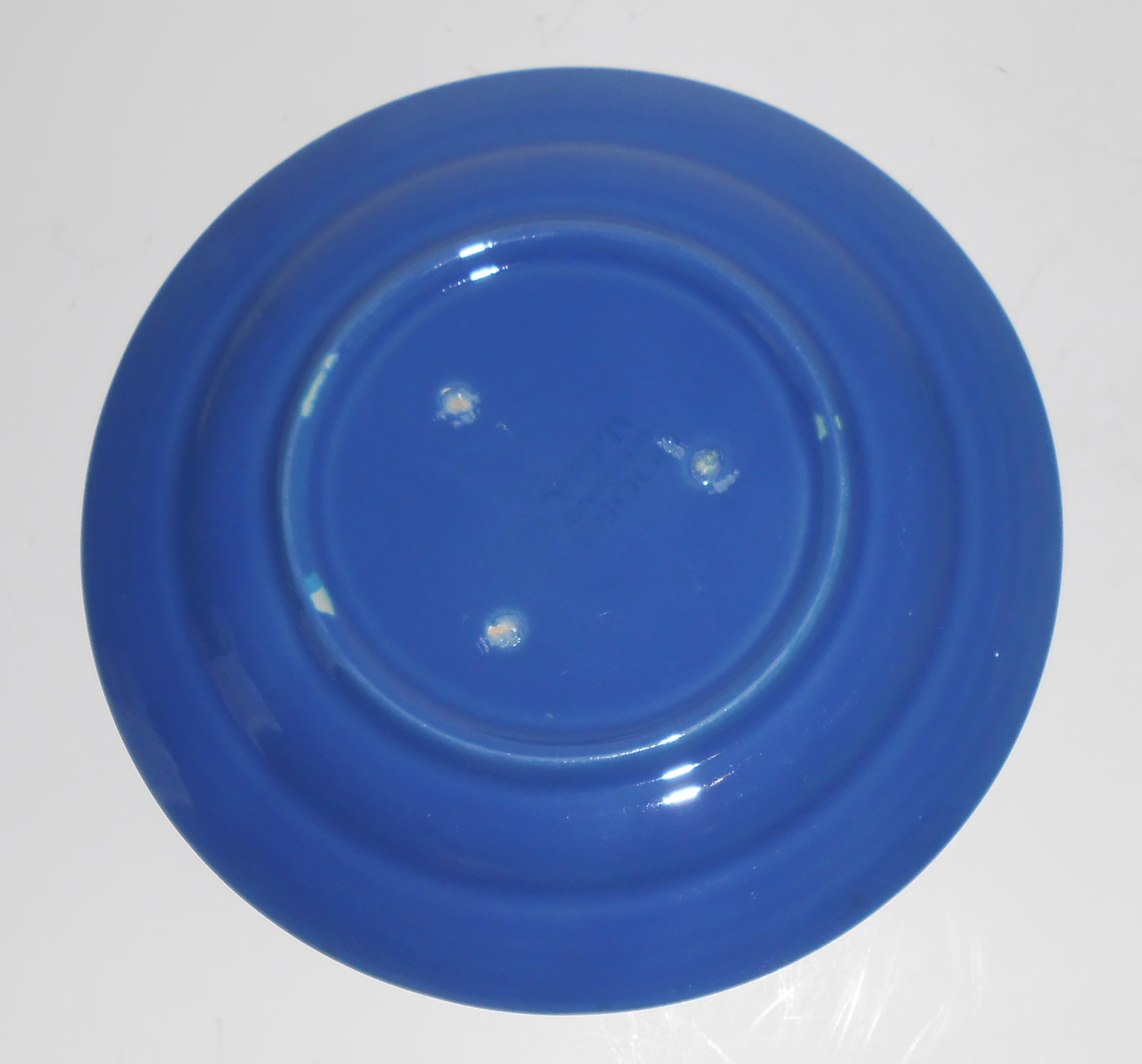 Coors Pottery Rosebud Blue 7'' Plate