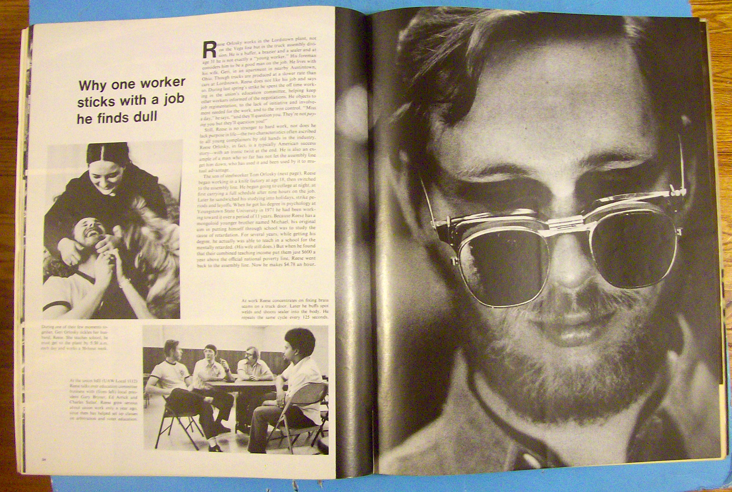 Life Magazine September 1, 1972 Bored On The Job