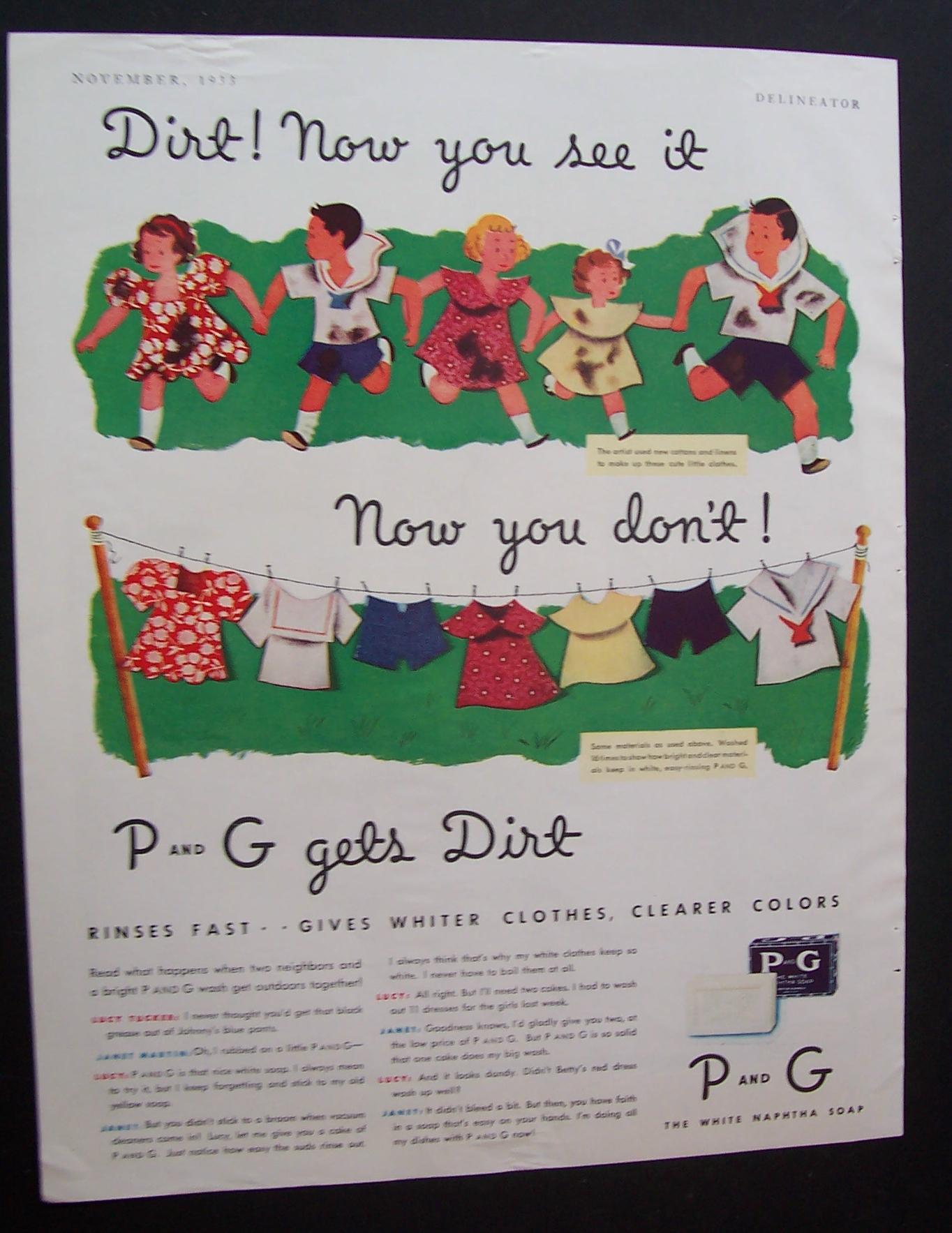 1933 P and G The White Naptha Soap