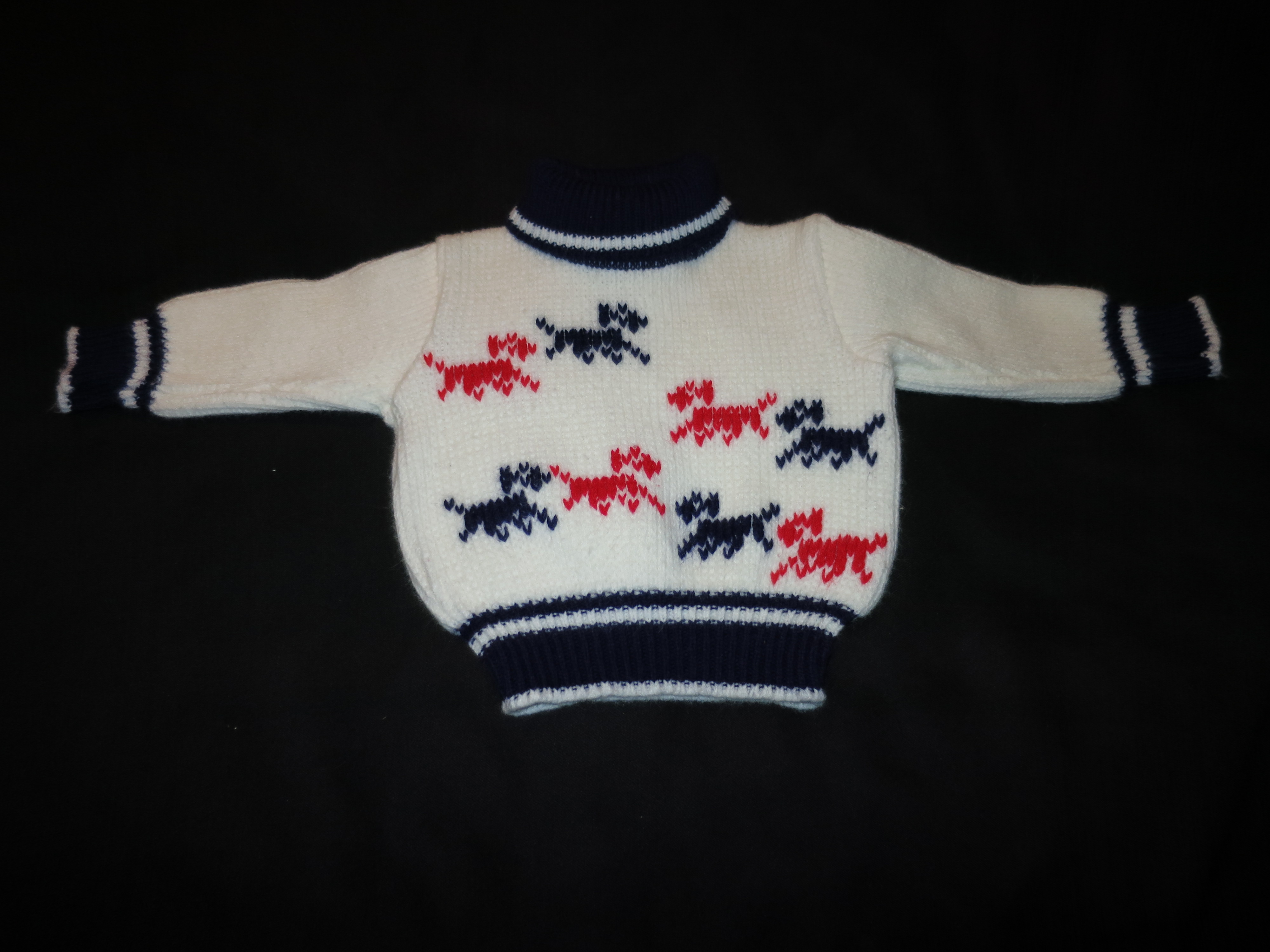 Little Angel Dog Turtleneck Sweater Baby Size 9-12 mths
