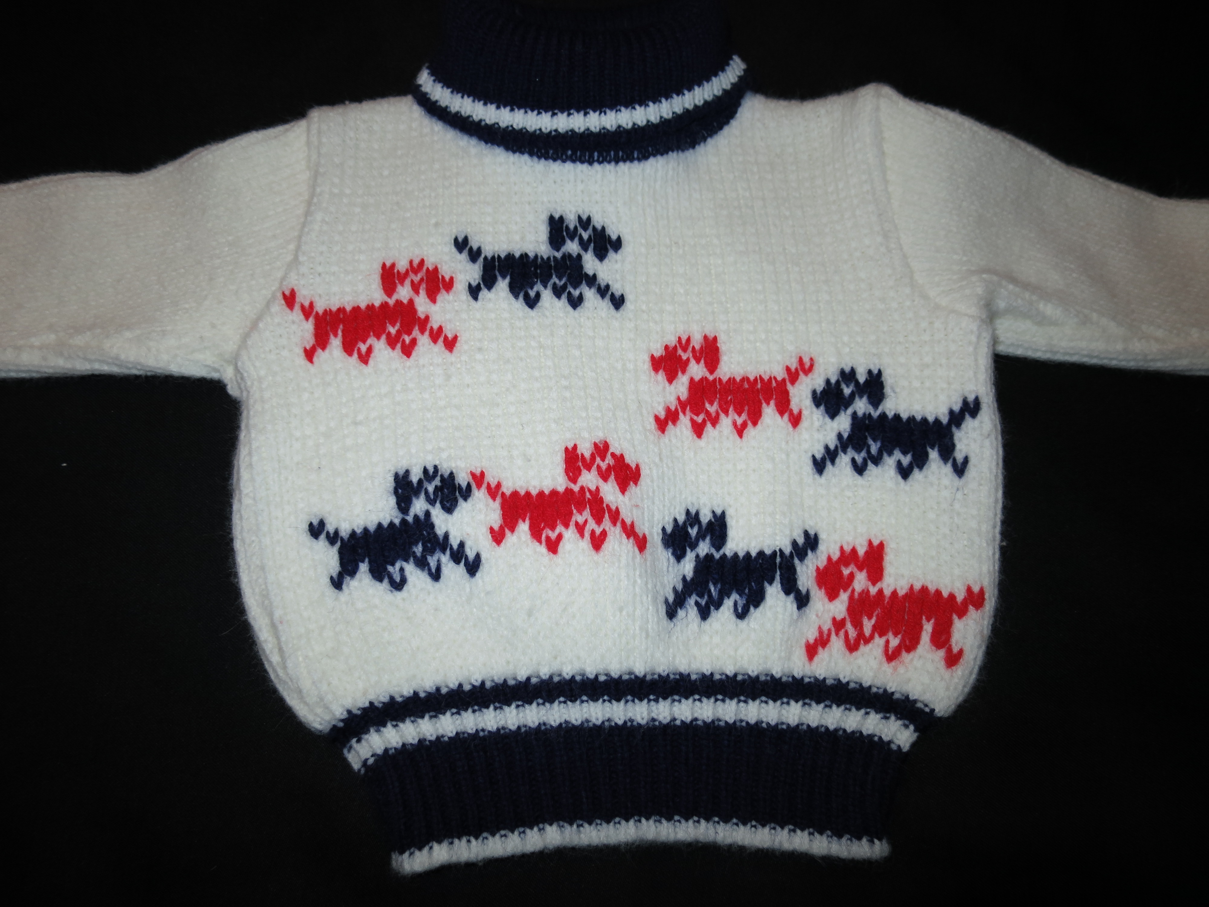 Little Angel Dog Turtleneck Sweater Baby Size 9-12 mths
