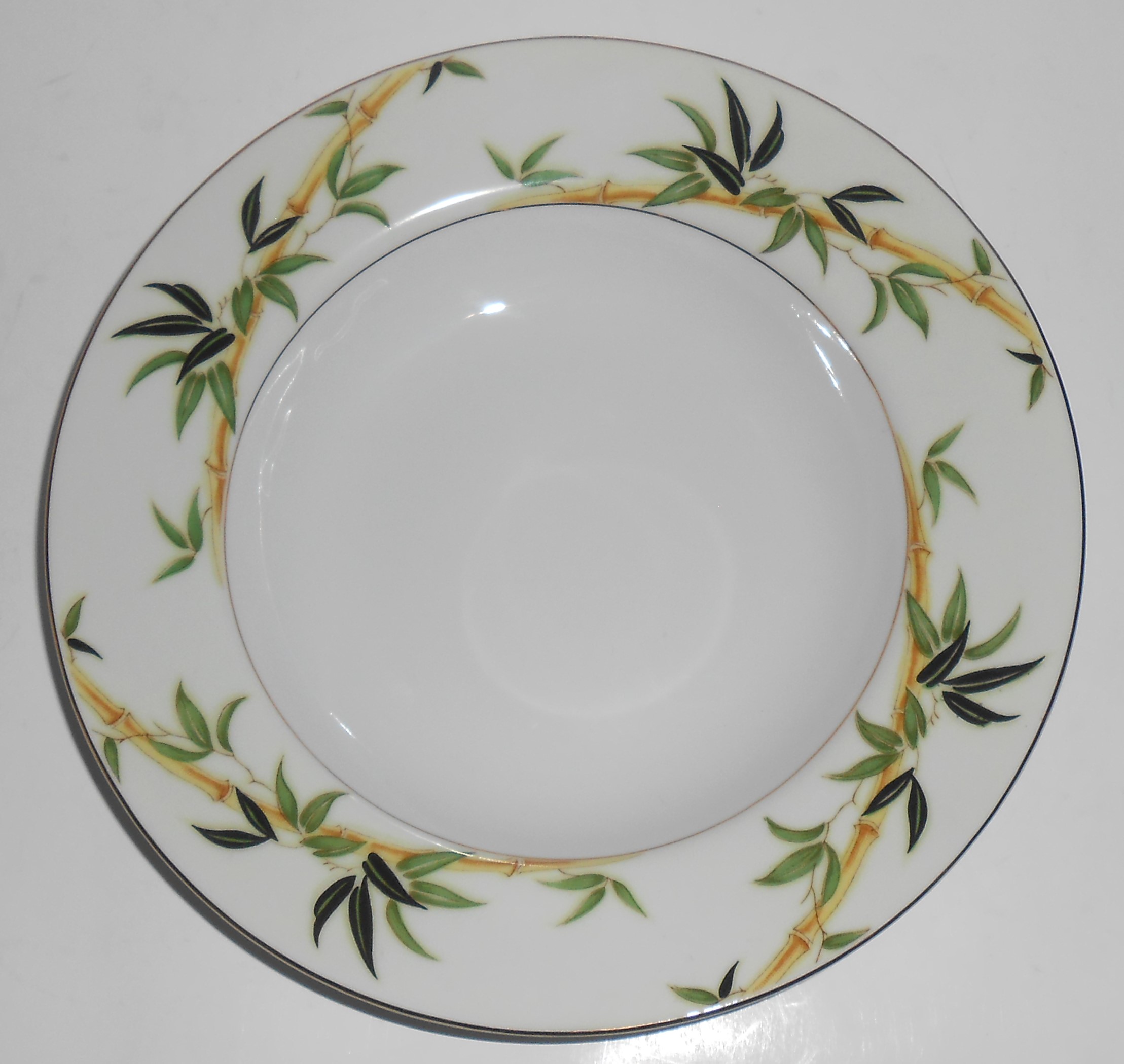 Narumi Porcelain China Japan Bali Hai Bamboo Soup Bowl