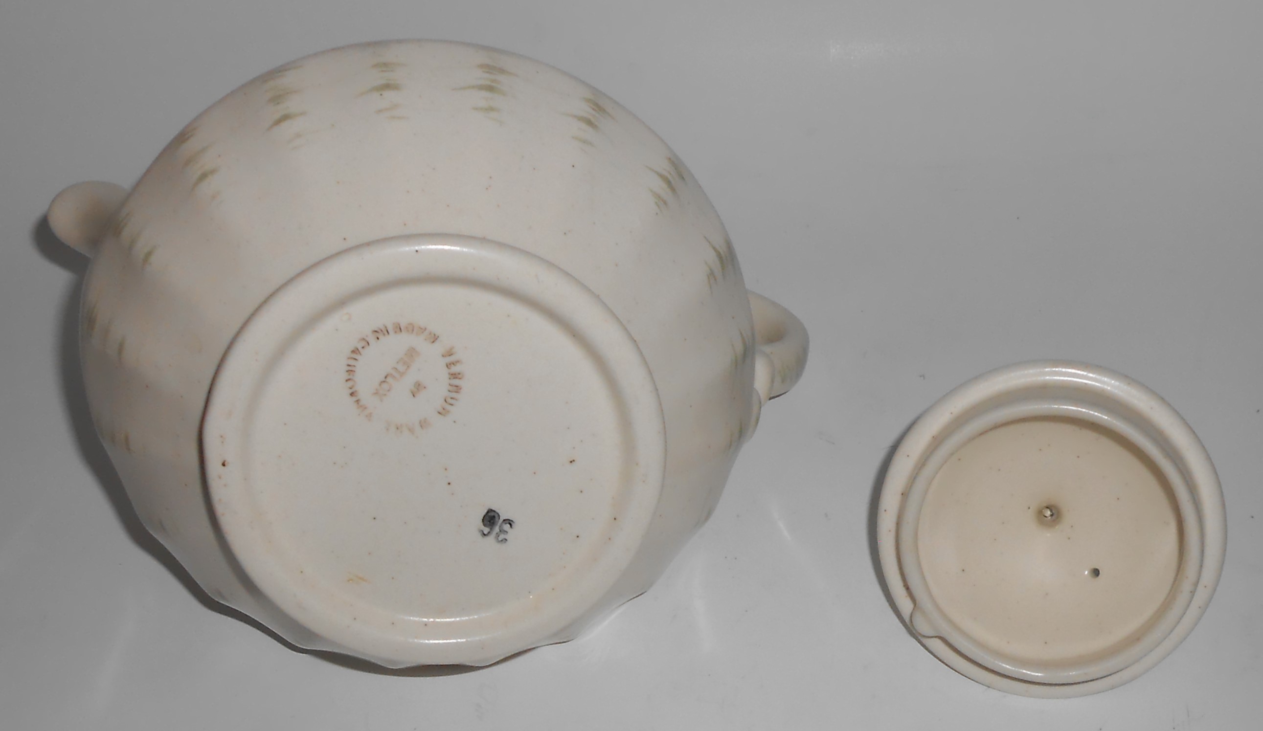 Metlox Pottery Vernon Ware Vineyard Teapot
