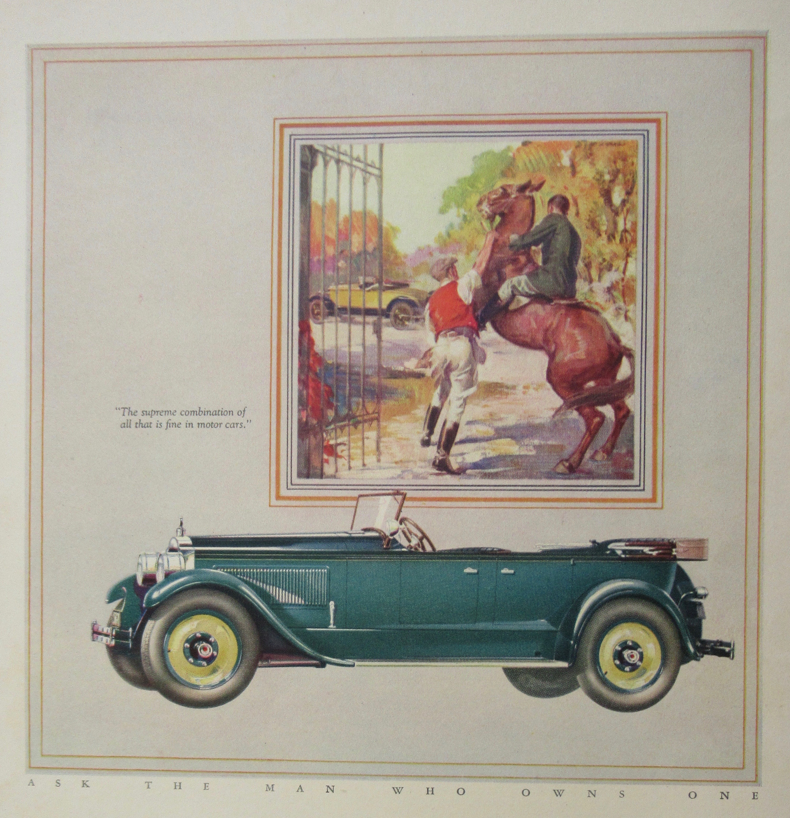 1926 Packard Automobile with the Packard