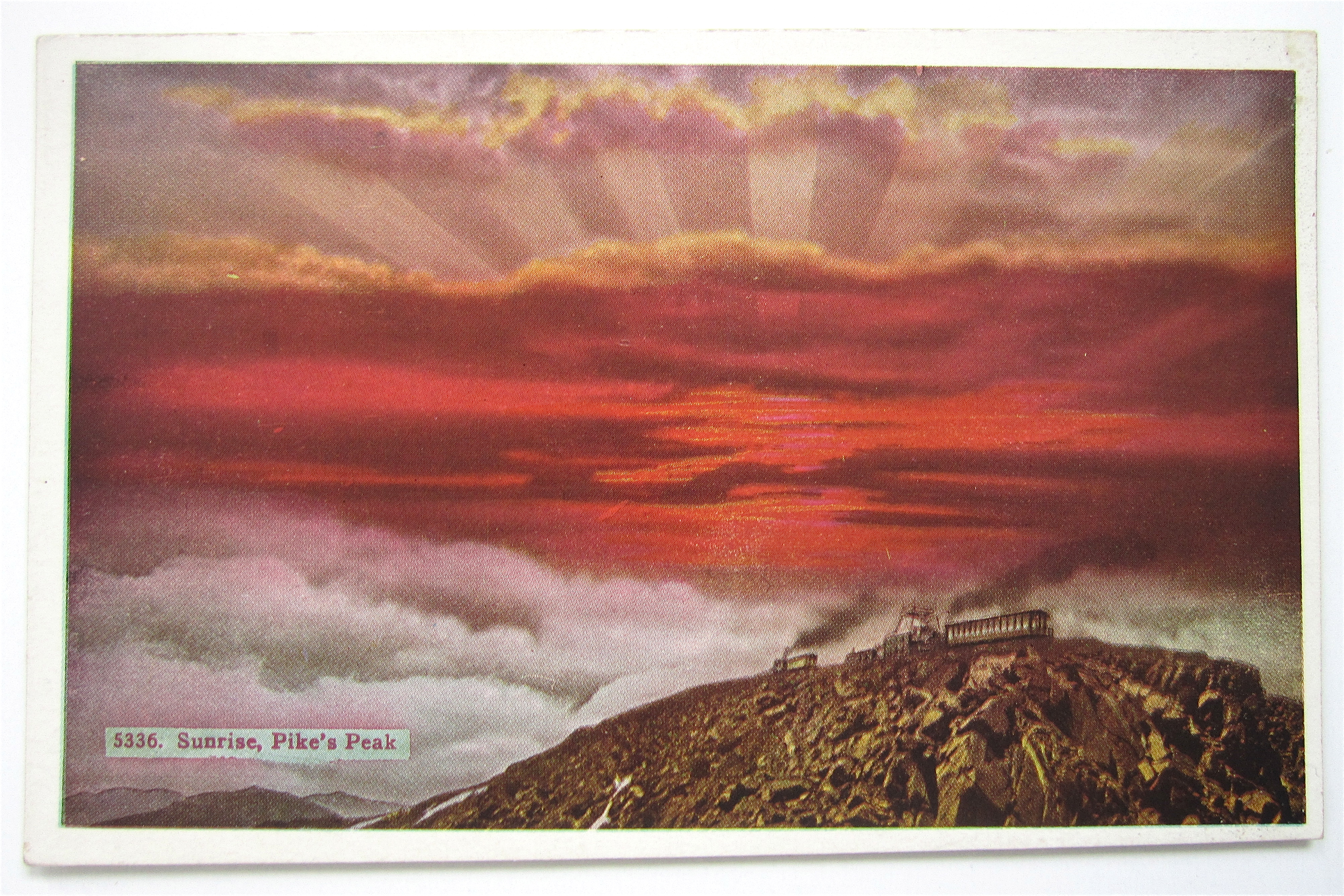 Sunrise At Pike's Peak Postcard